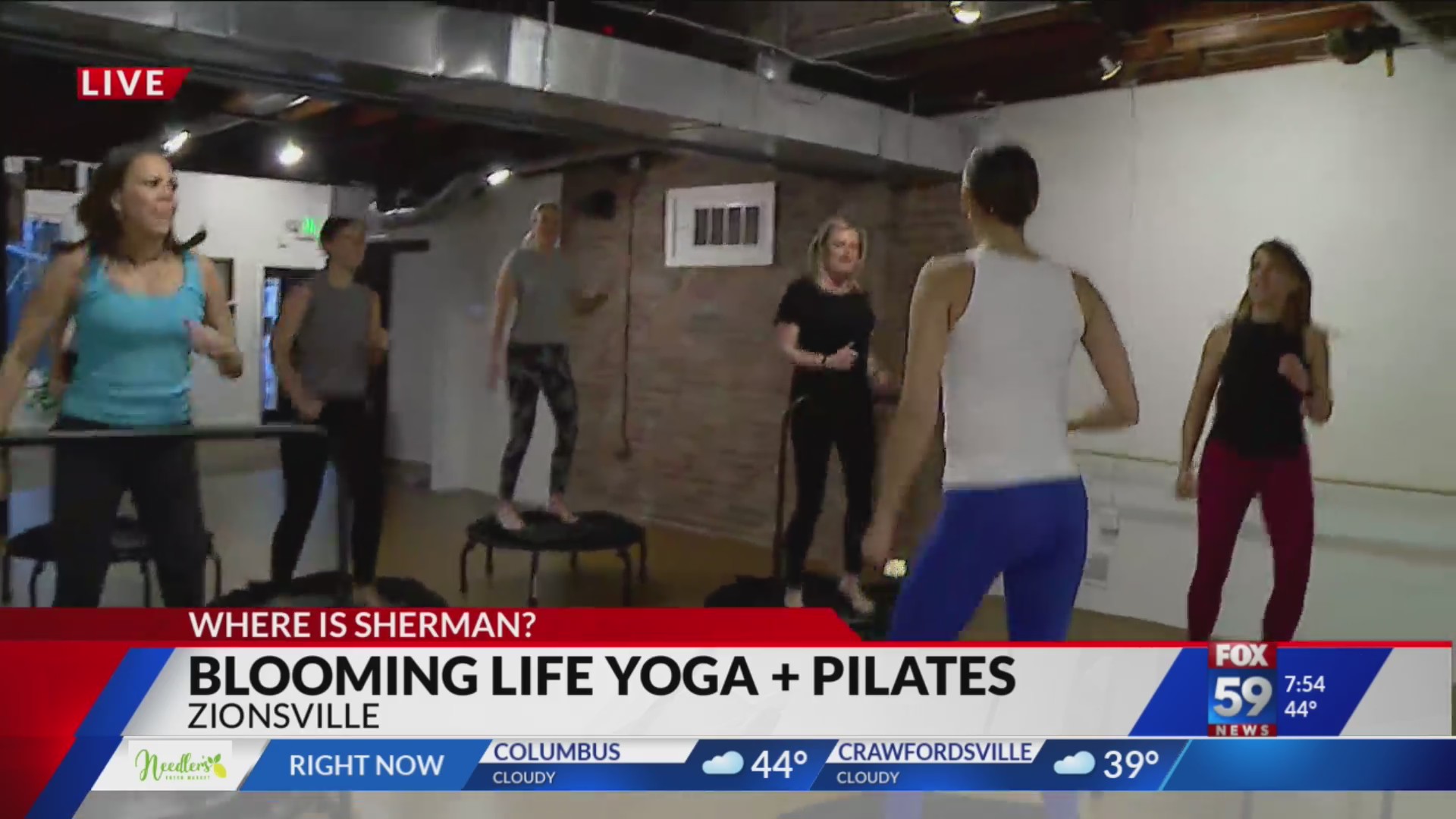 Where Is Sherman? Blooming Life Yoga + Pilates Fox 59