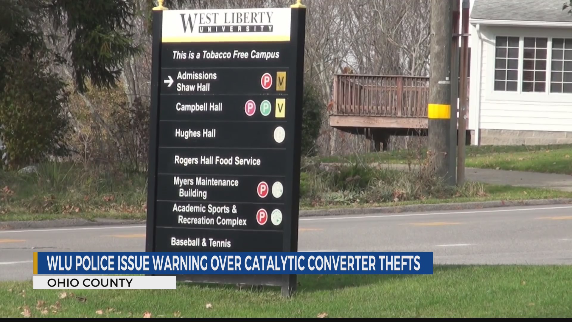 West Liberty campus police warn about catalytic converter thefts WTRF