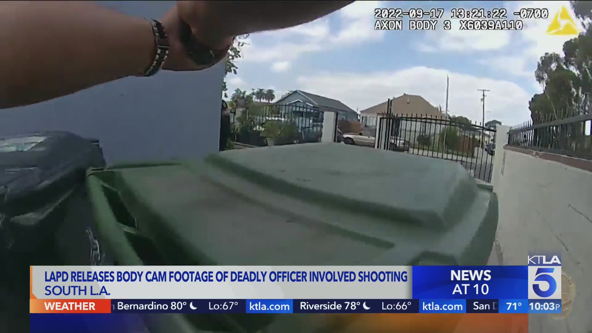 LAPD ID’s officer in fatal shooting – KTLA