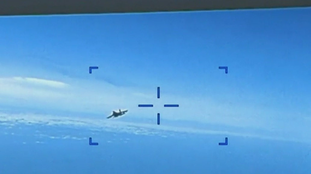 Video: Russian fighter jet collides with US drone | Morning in America ...
