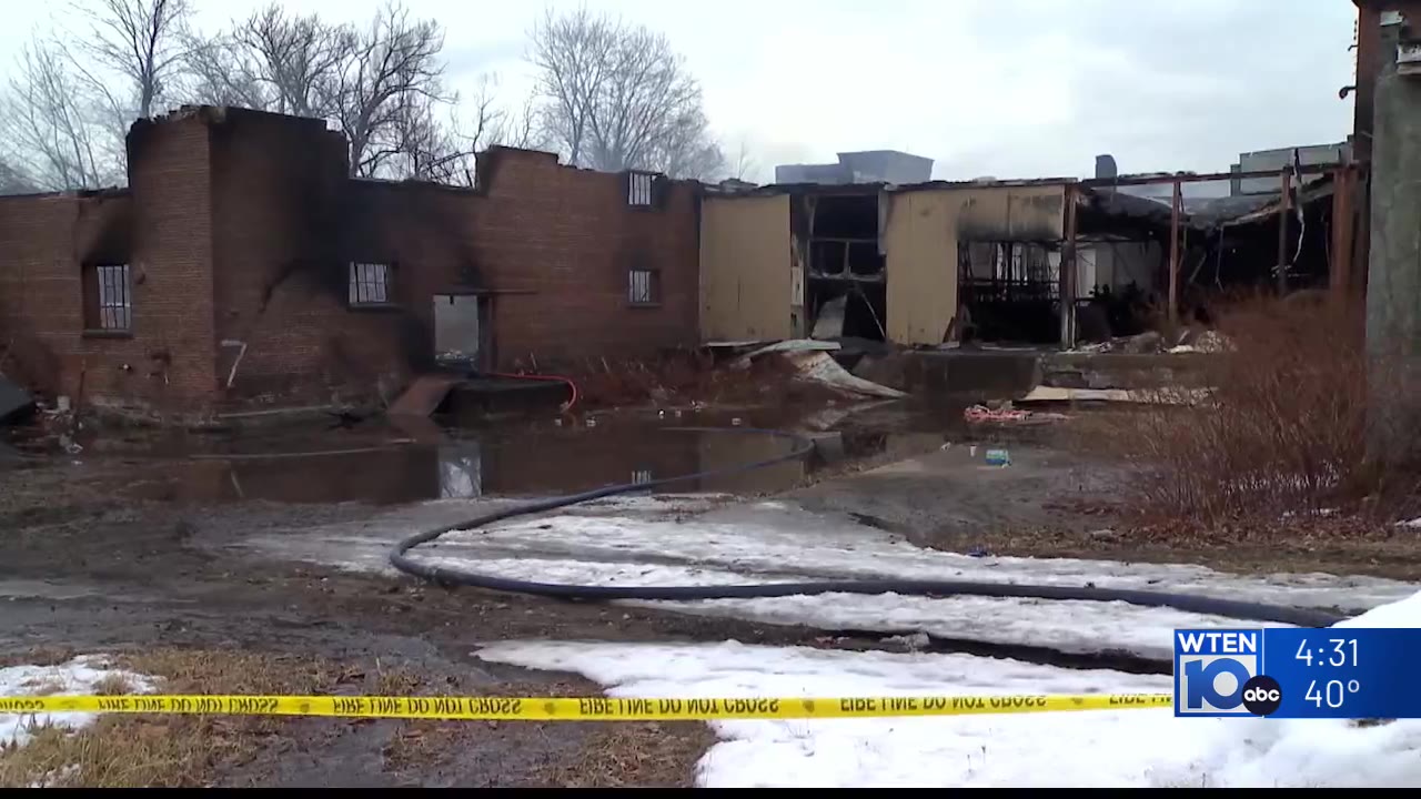 100 Year old Gloversville mill damaged in massive fire NEWS10 ABC