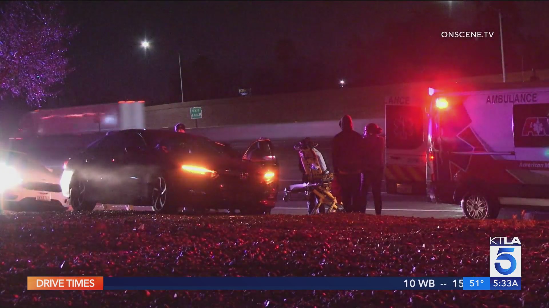 1 wounded in car-to-car shooting on freeway in San Bernardino – KTLA