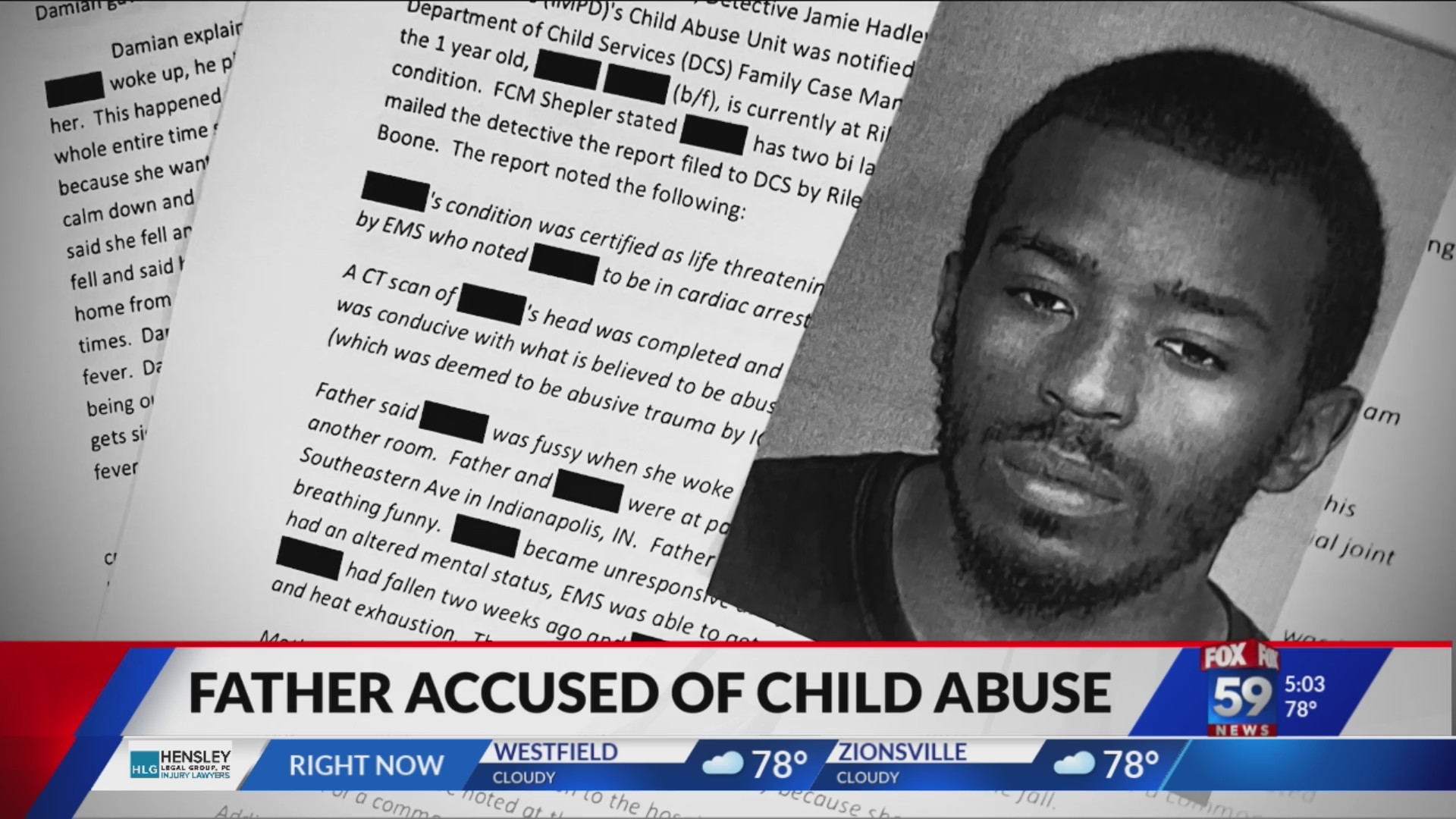 Indy father is arrested and accused of killing his 1-year-old daughter ...