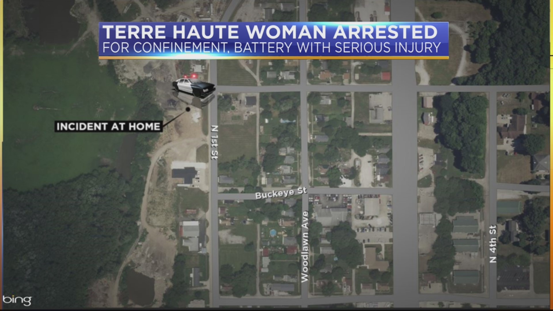 Terre Haute woman arrested for confinement, battery with serious injury