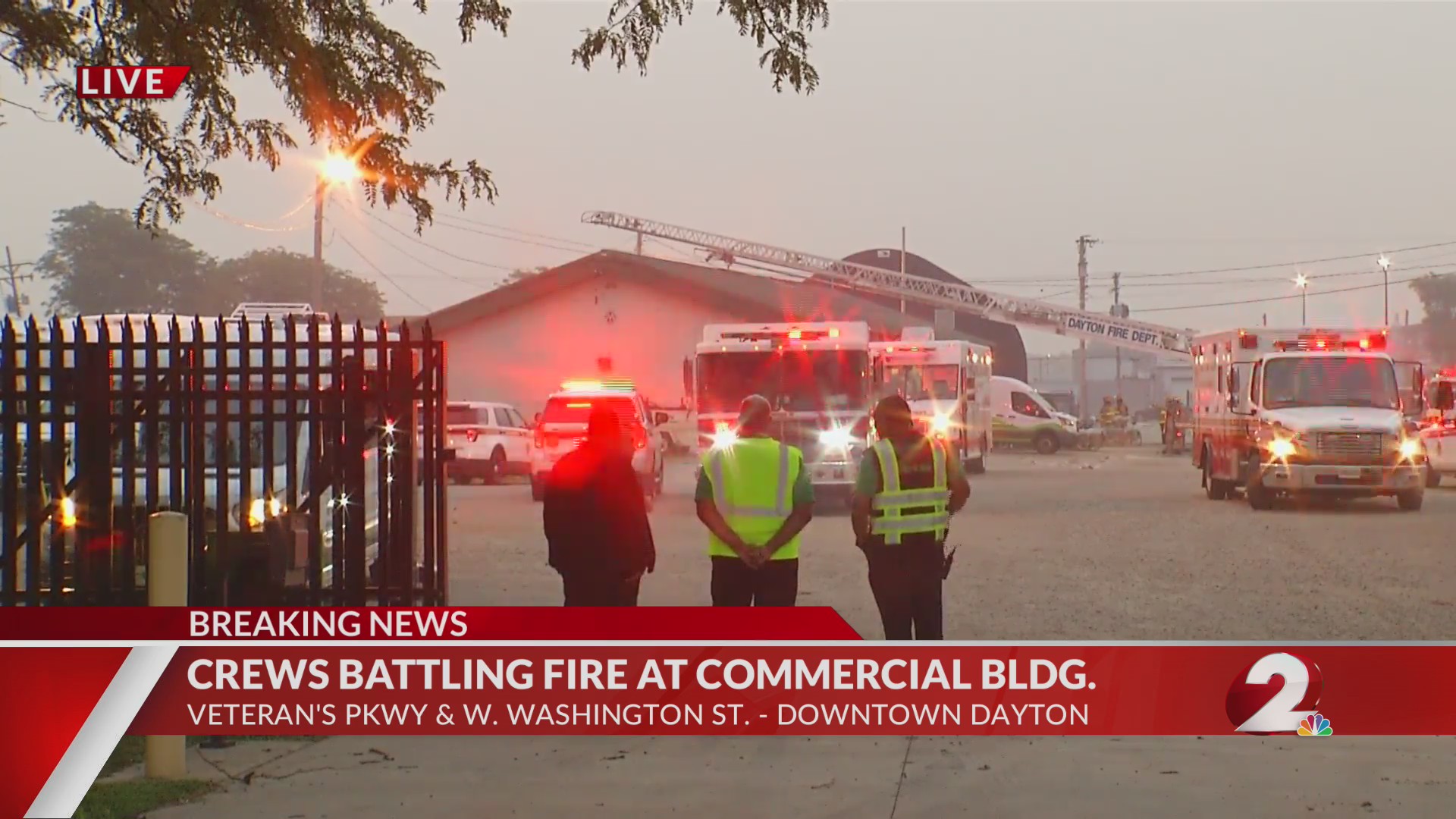 Crews responding to fire at Dayton commercial building – WDTN.com