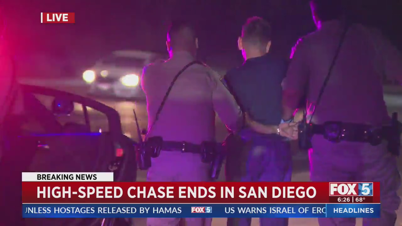 High-Speed Chase Ends In San Diego – FOX 5 San Diego & KUSI News