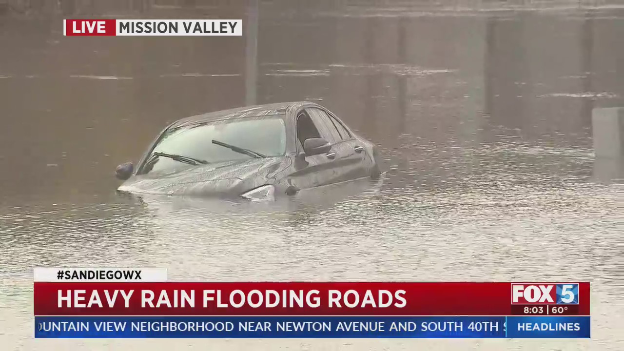 Heavy Rain Flooding Roads – FOX 5 San Diego & KUSI News