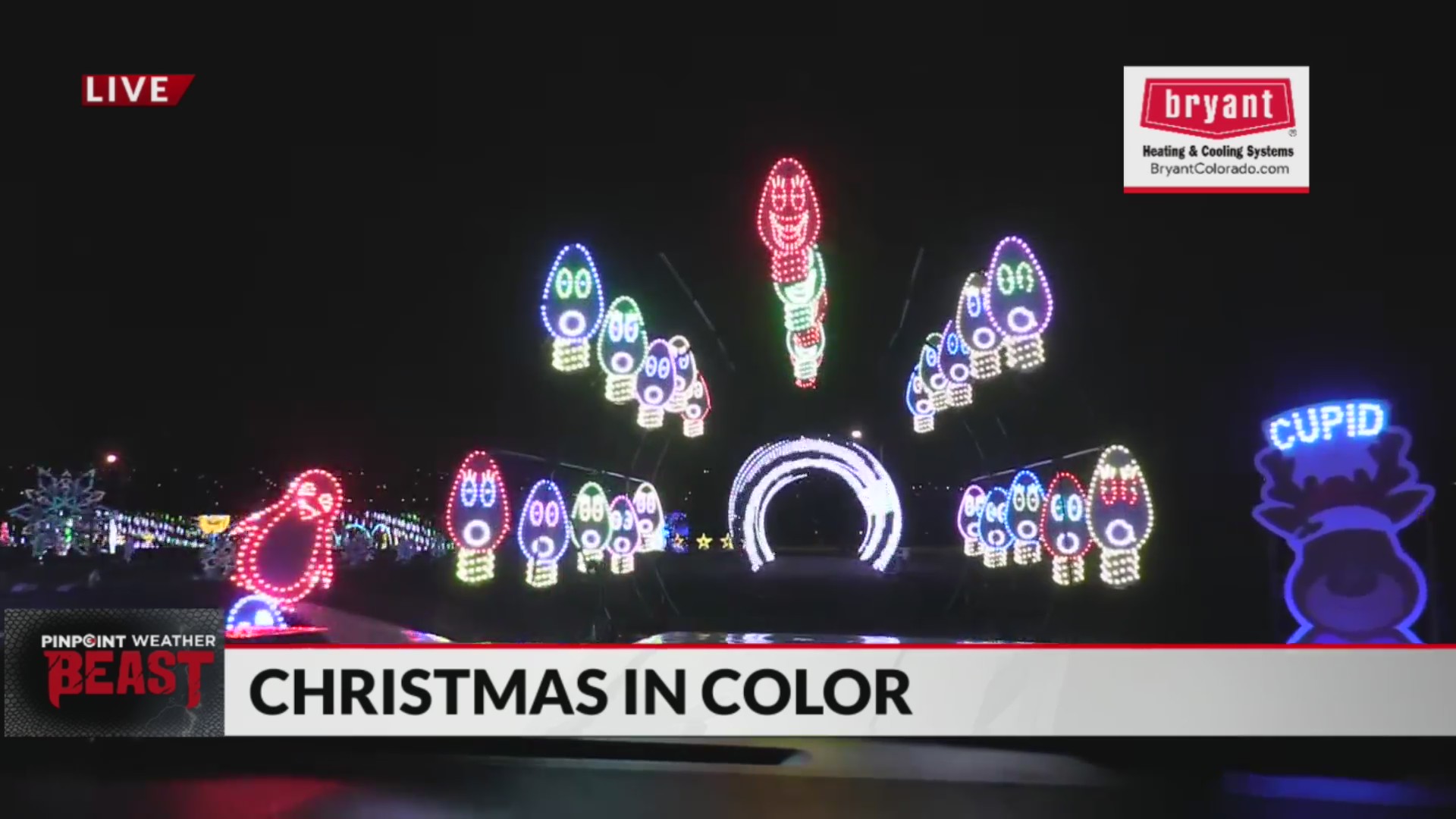 ‘Christmas in Color’ offers drivethrough light display at Water World