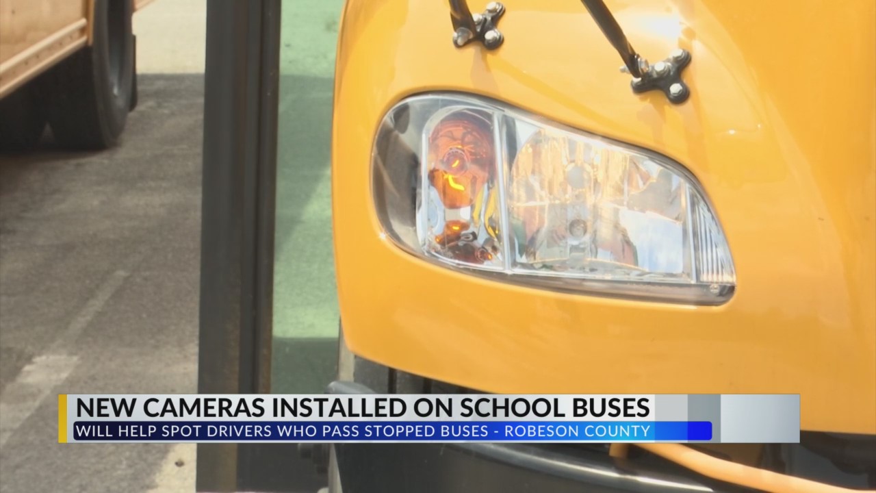 Public Schools of Robeson County installs cameras on school buses to ...