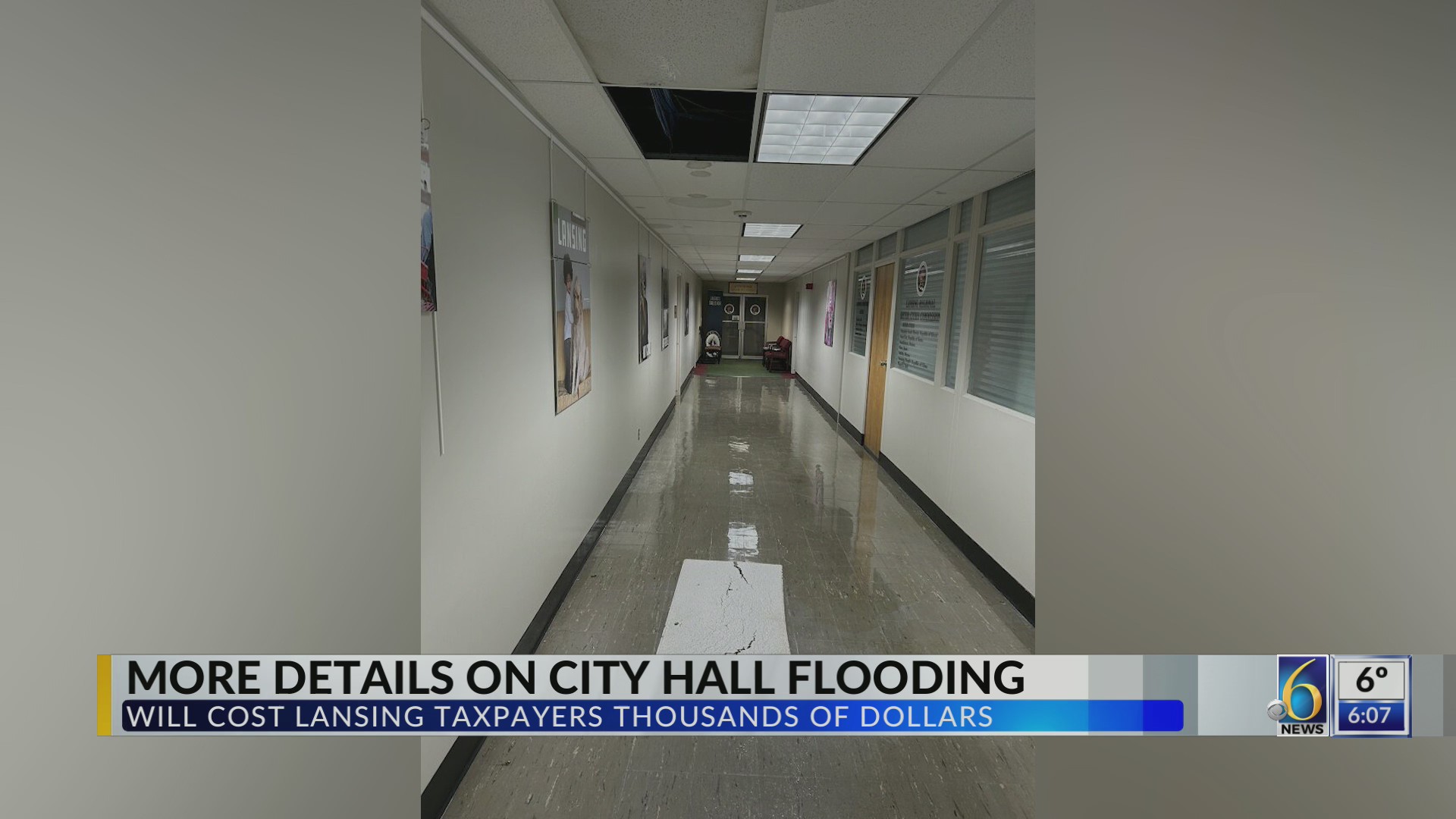 More details on city hall flooding – WLNS 6 News