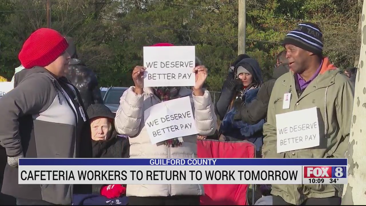 Guilford County Schools cafeteria workers to return to work FOX8 WGHP