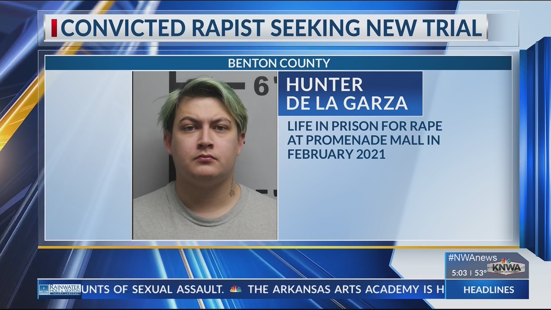 Convicted rapist seeking new trial – KNWA FOX24