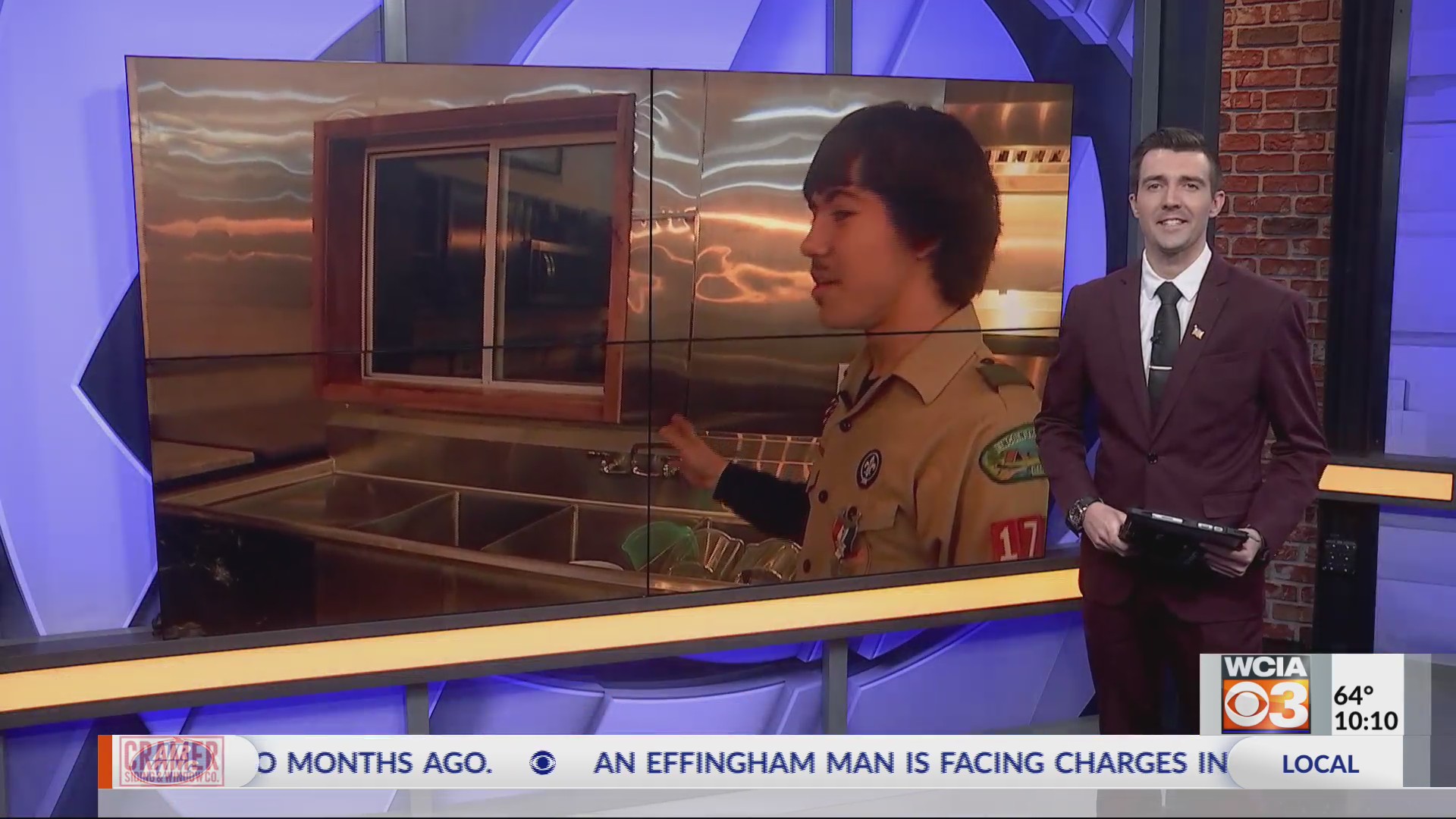 Everyday Hero Shumway Eagle Scout renovates food pantry