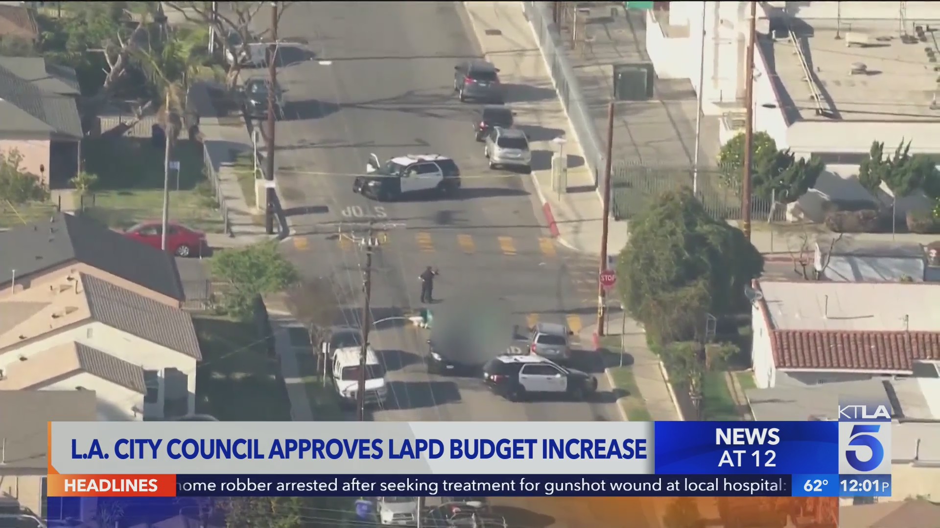 L.A. City Council approves LAPD budget increase – KTLA