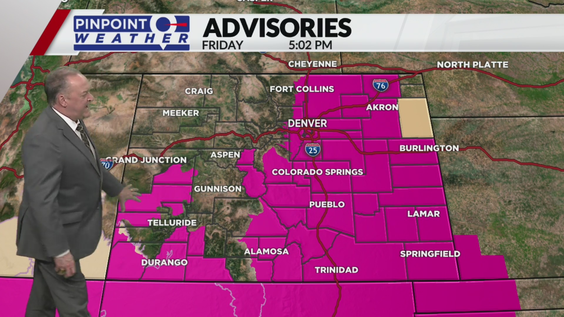 High fire danger advisories in effect – FOX31 Denver