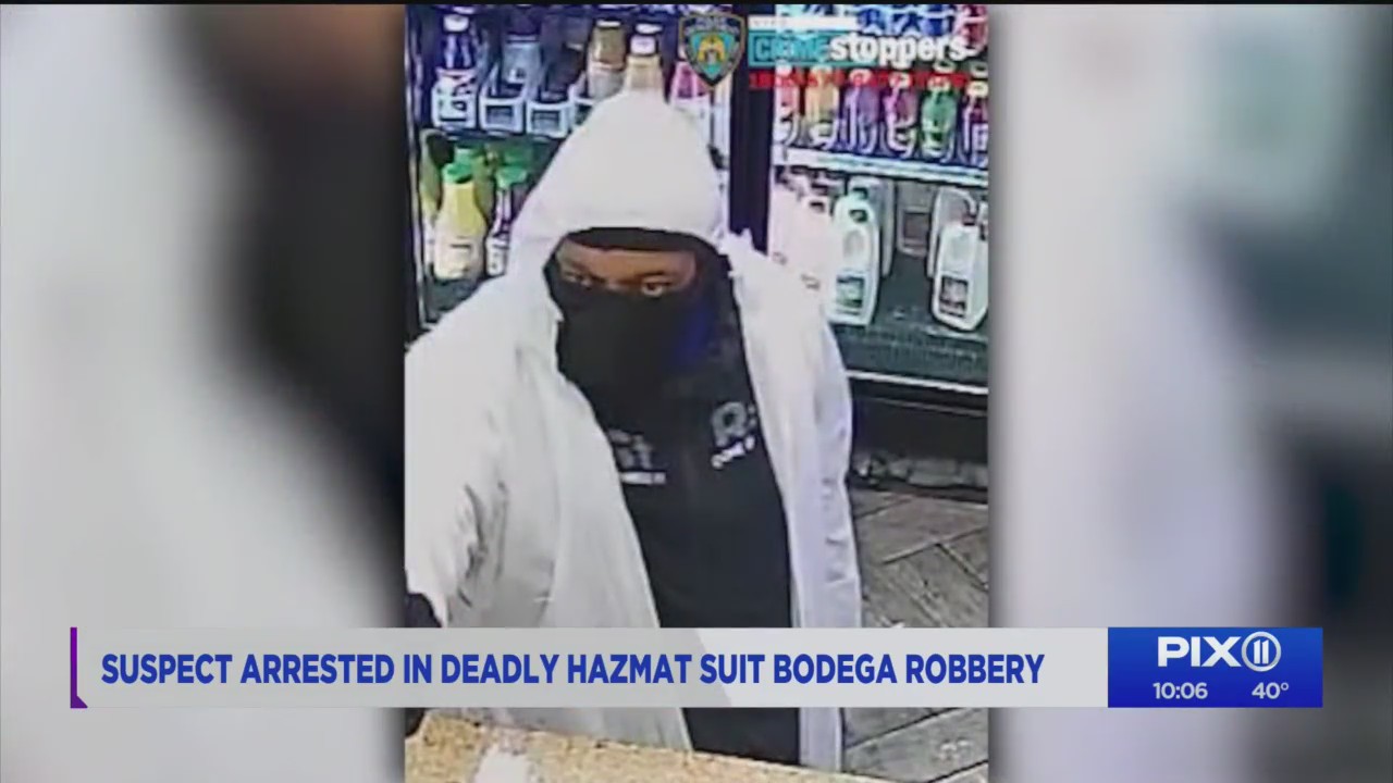 Suspect arrested in hazmat suit shooting NYPD PIX11