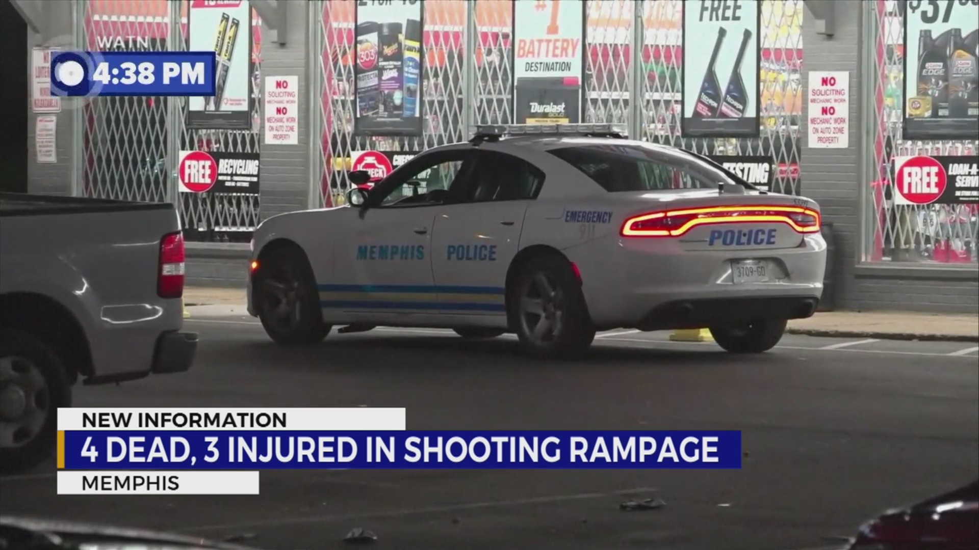 4 dead, 3 injured in Memphis shooting rampage – WKRN News 2