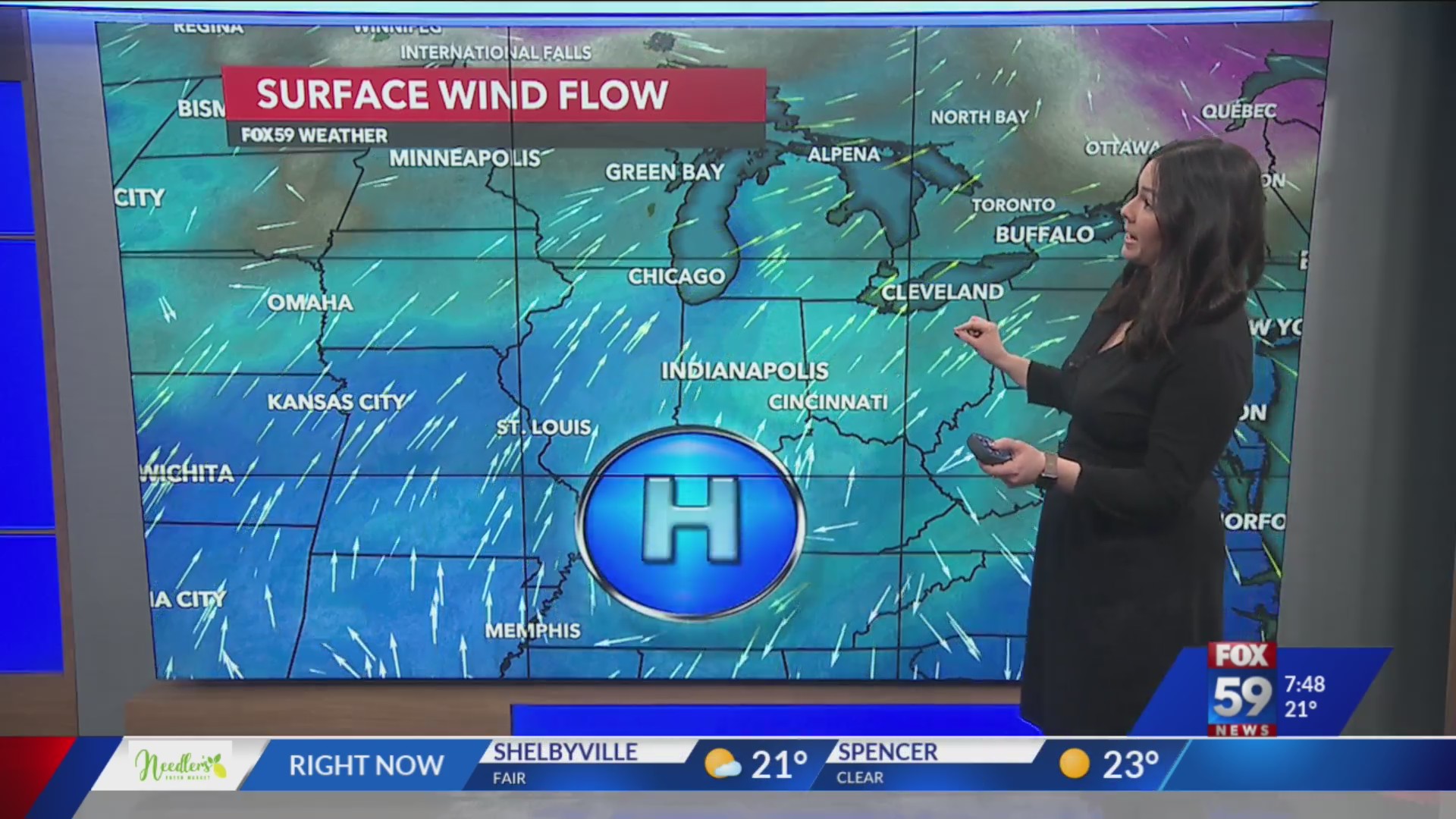Dry and breezy through the weekend; turning mild next week – Fox 59