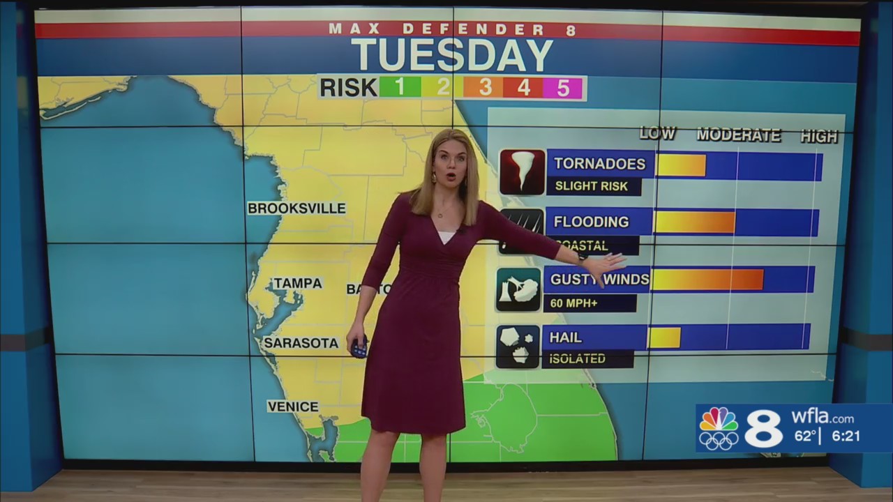 Mostly cloudy as cooler air arrives – WFLA
