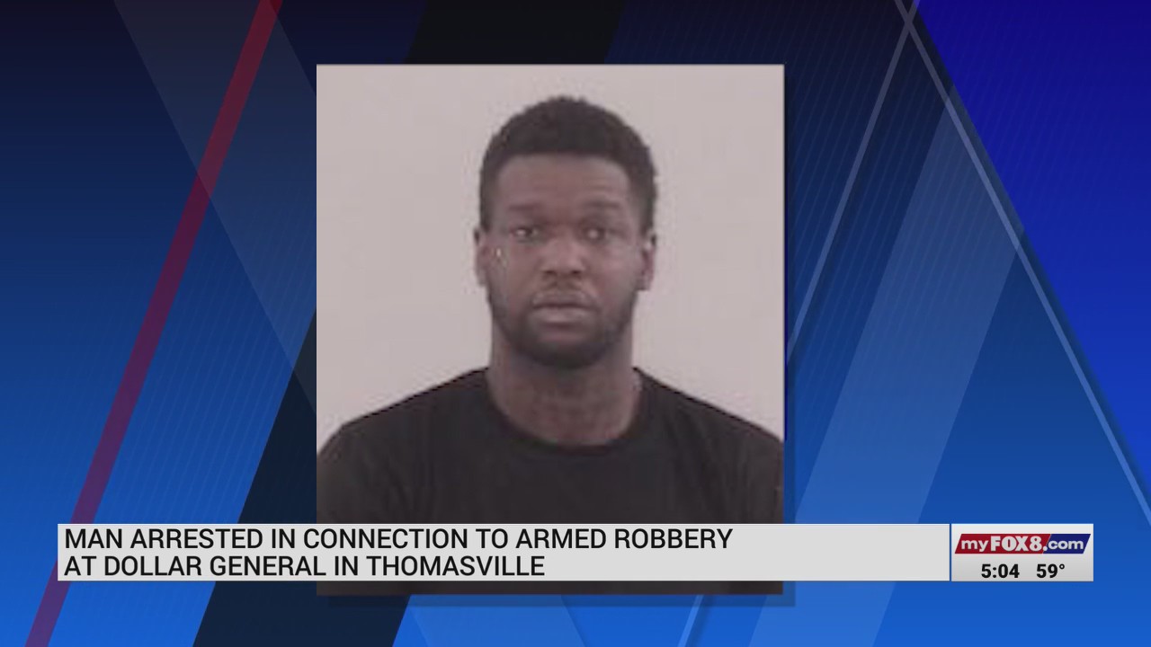 Man arrested in connection to armed robbery at Dollar General in ...