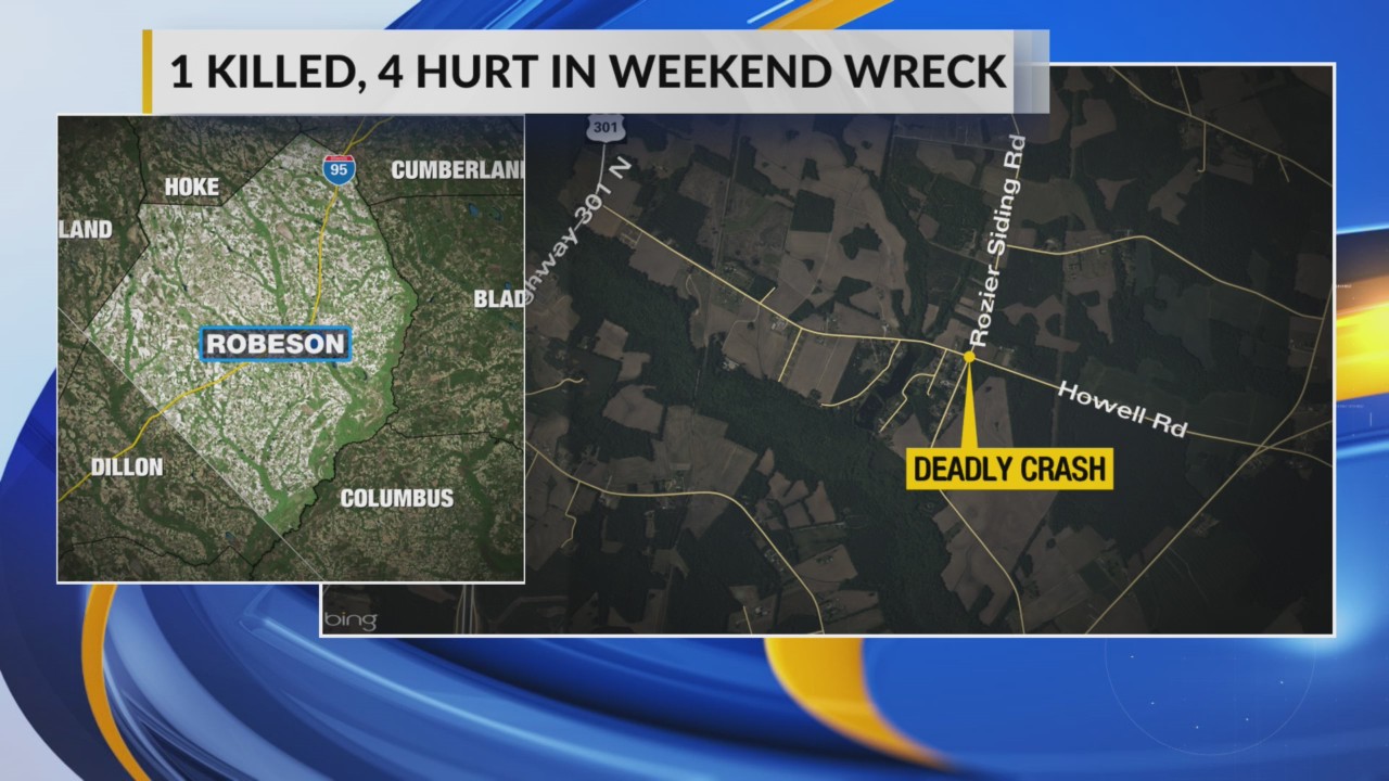 1 killed, 4 injured in Robeson County crash, highway patrol says – WBTW