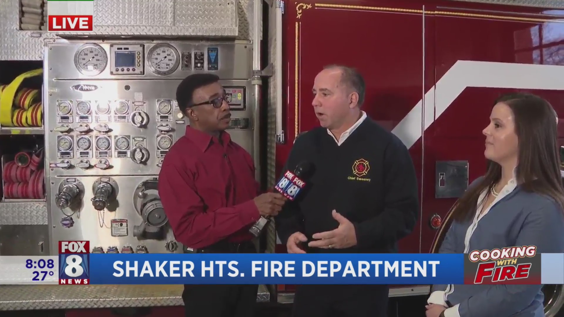 Cooking with Fire Shaker Heights Fire Department Fox 8 Cleveland WJW