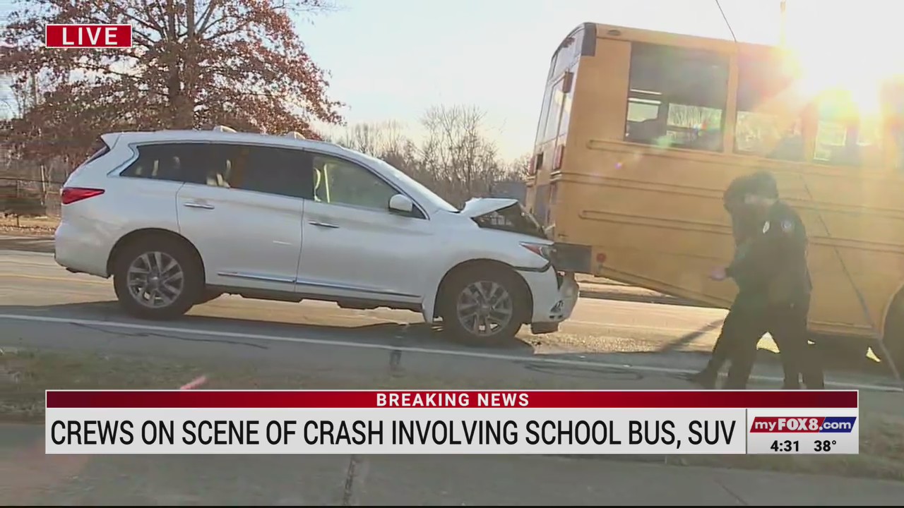 School bus involved in crash in Greensboro – FOX8 WGHP