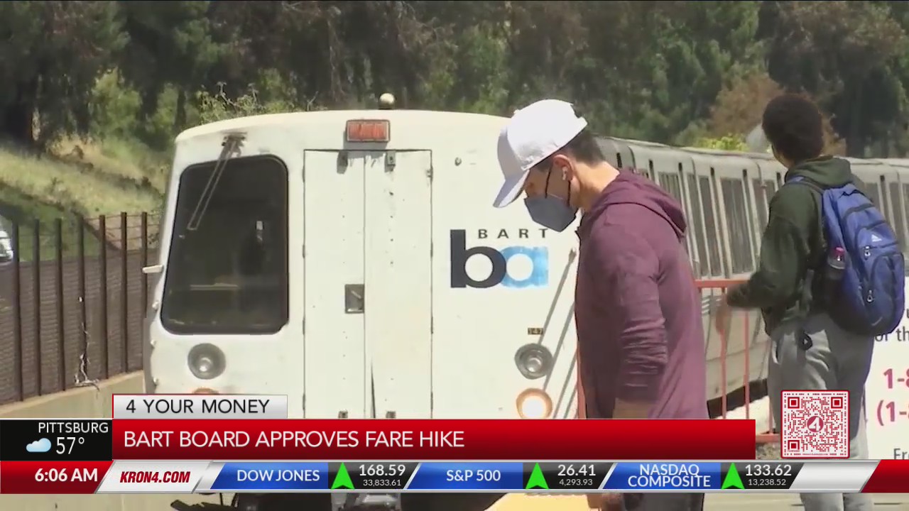 Bart fare increase here s how much more you will be paying kron4