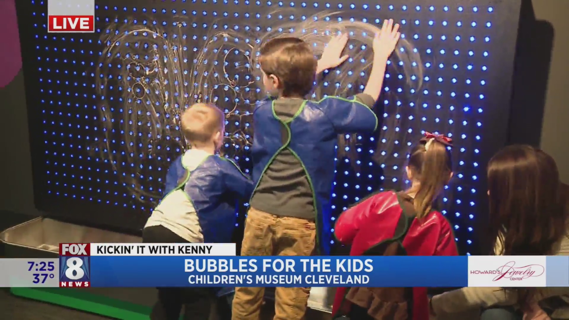 Kenny’s a kid again in the bubble laboratory at Children’s Museum of ...