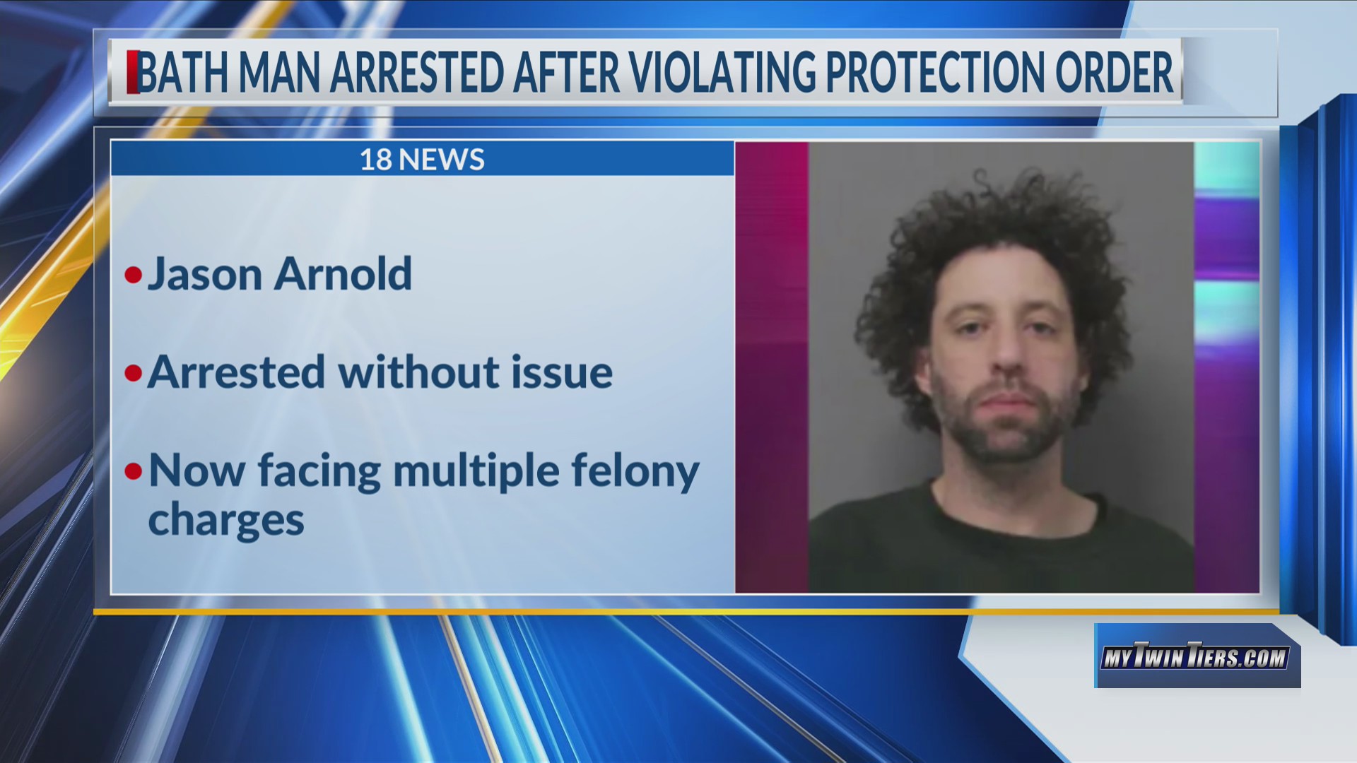 Bath man arrested, allegedly violated order of protection – WETM ...