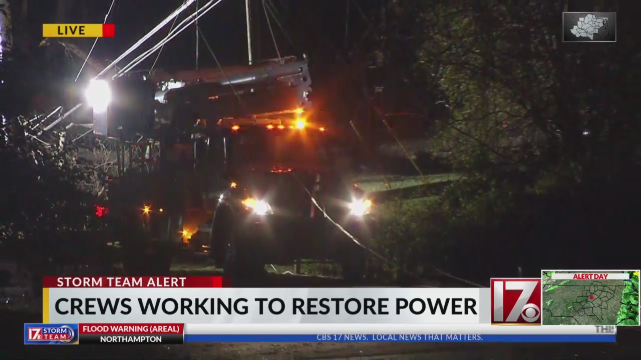 Duke Energy restores power in Wake County after storms – CBS17.com