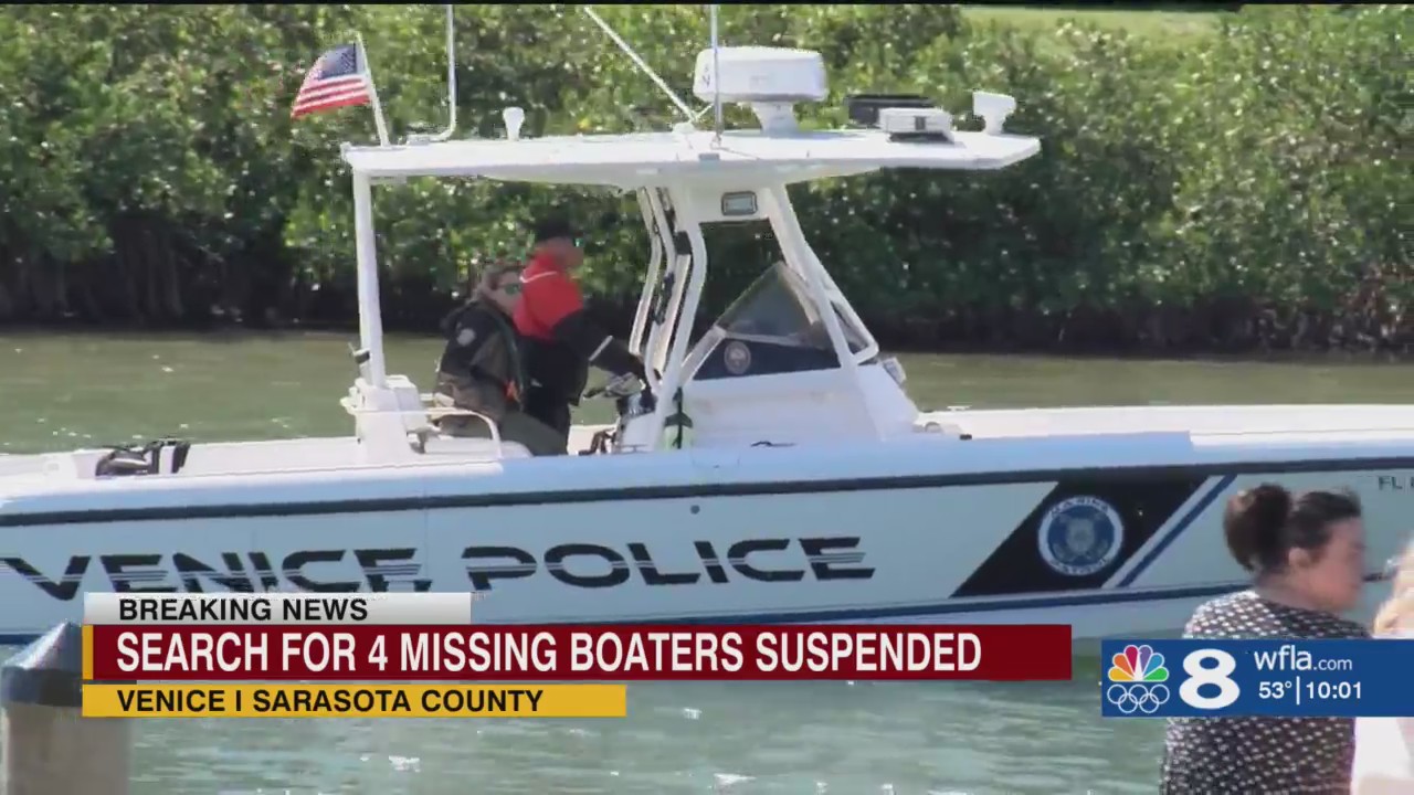 Coast Guard suspends search for 4 missing Sarasota boaters – WFLA