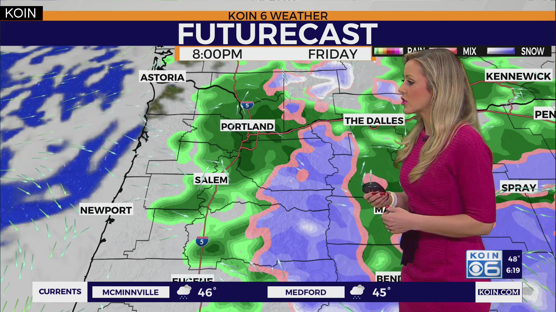 Your Portland weather forecast Showers linger through the night