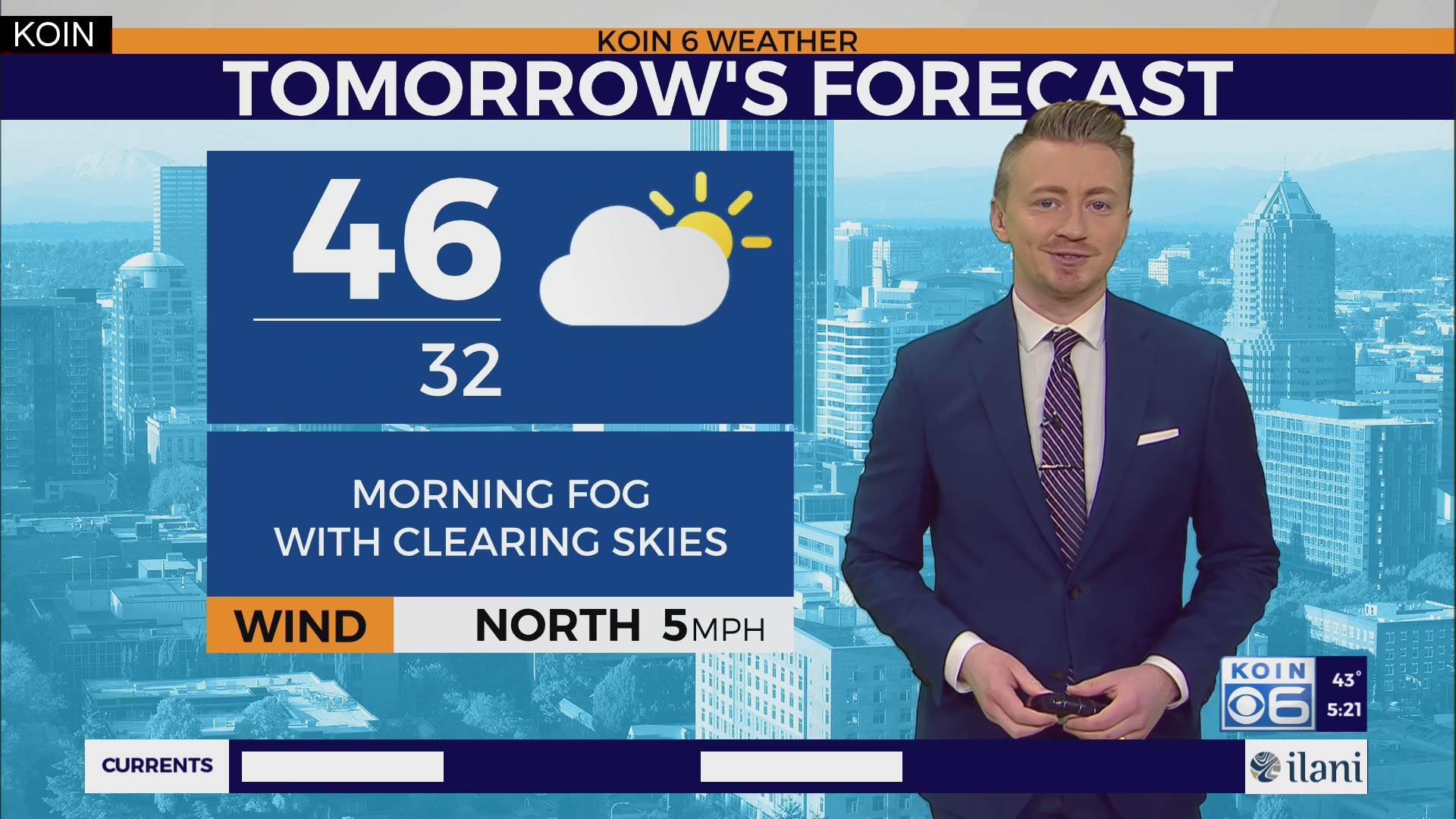 KOIN 6 Weather Winterlike temperatures and fog return to Portland