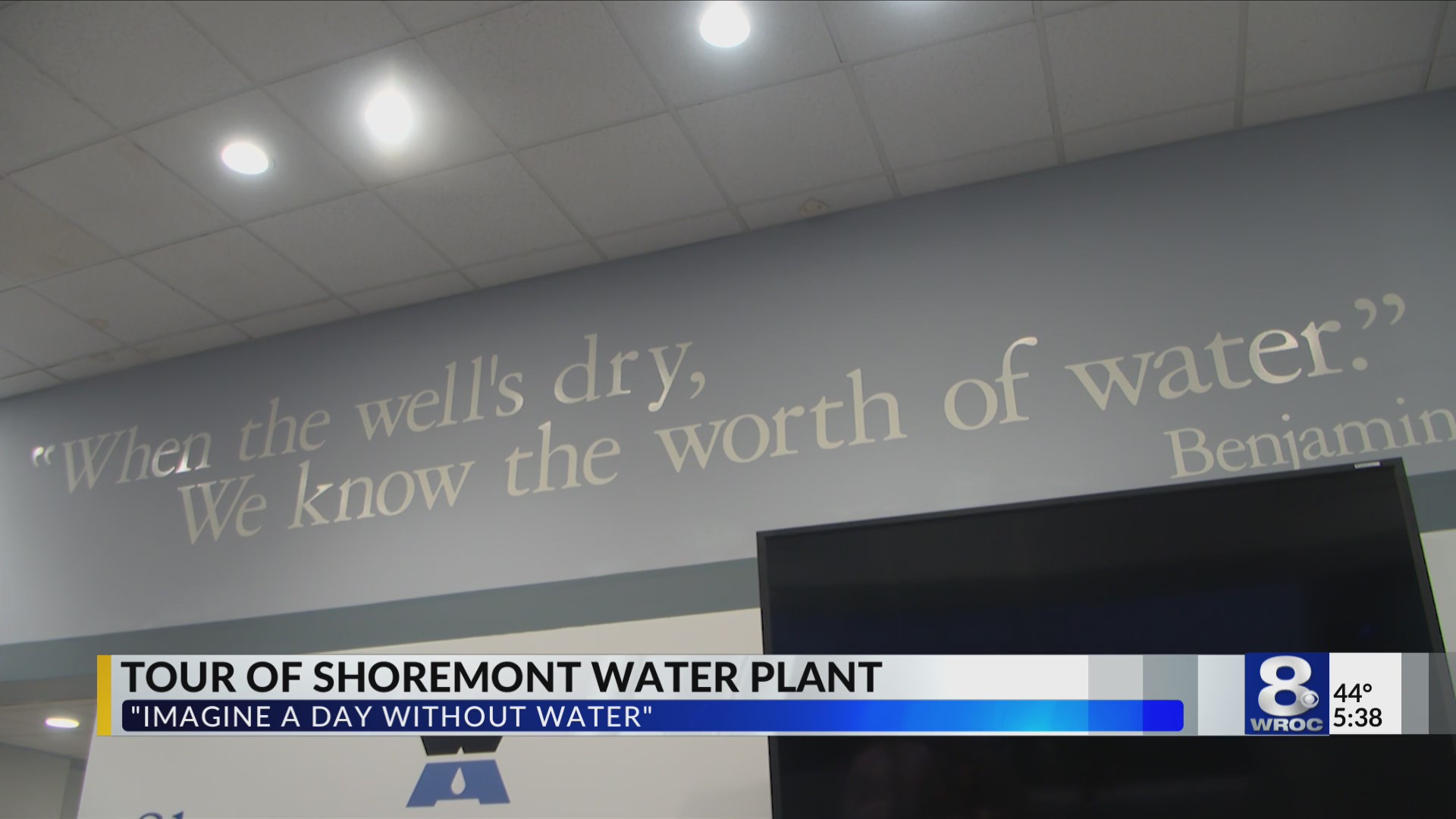Tour of Monroe County Water Authority’s Shoremont plant RochesterFirst