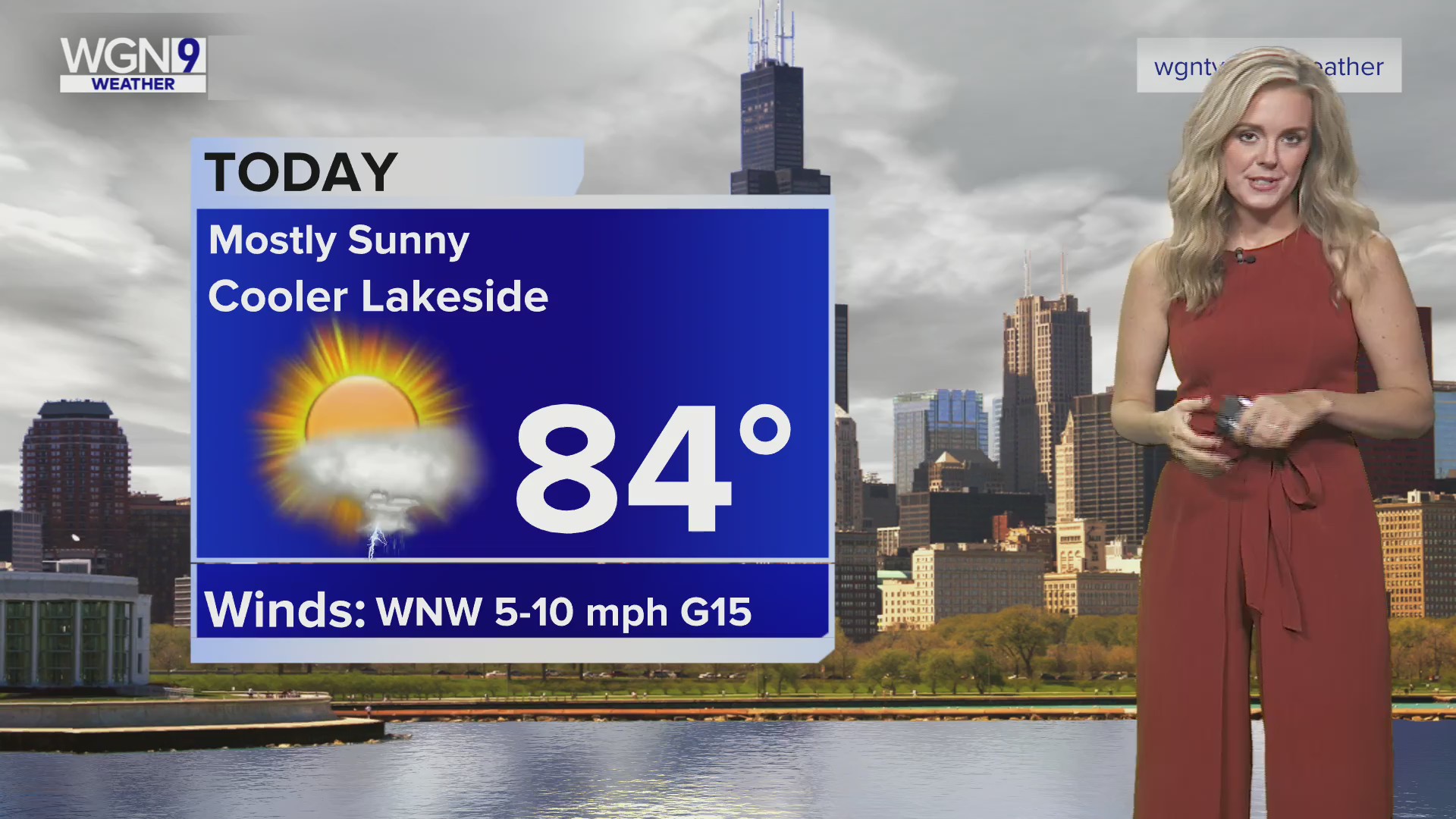 Thursday Forecast: Temps in mid 80s with mostly sunny conditions – WGN-TV