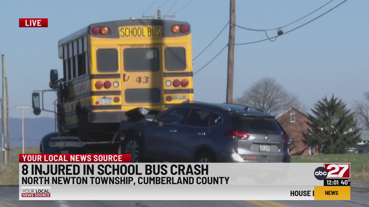 Multiple people injured in Cumberland County school bus crash – ABC27