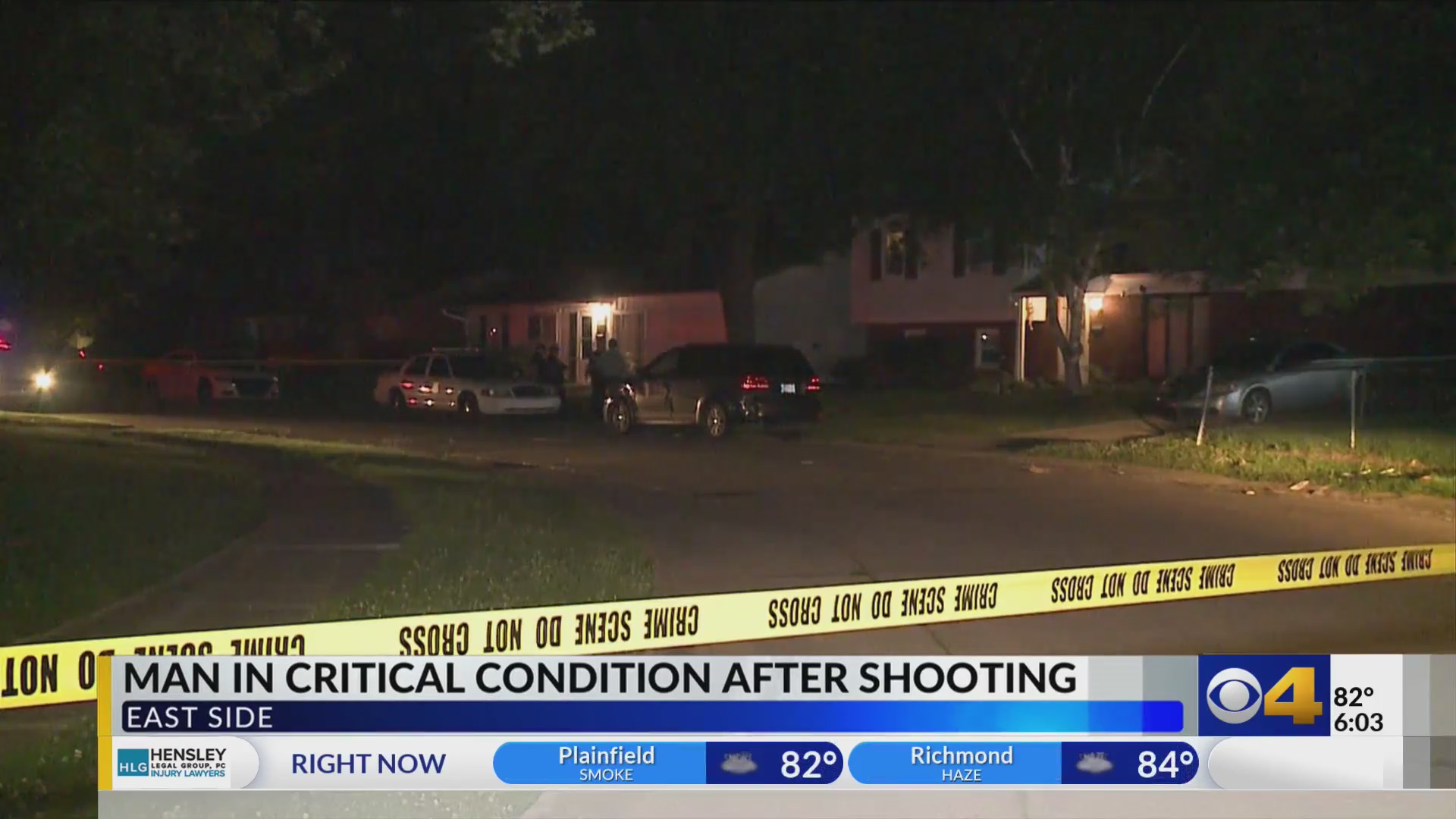 Man critically injured after being shot on Indy’s east side – WTTV CBS4Indy