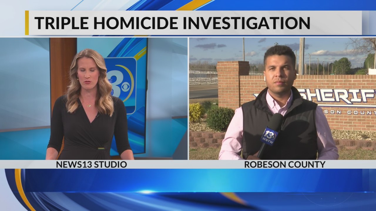 Robeson County triple murder suspect appears virtually in court; new ...