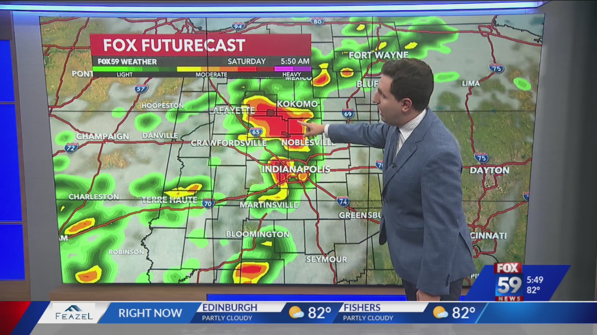 Tracking a pleasant end of work week with weekend storm chances – Fox 59