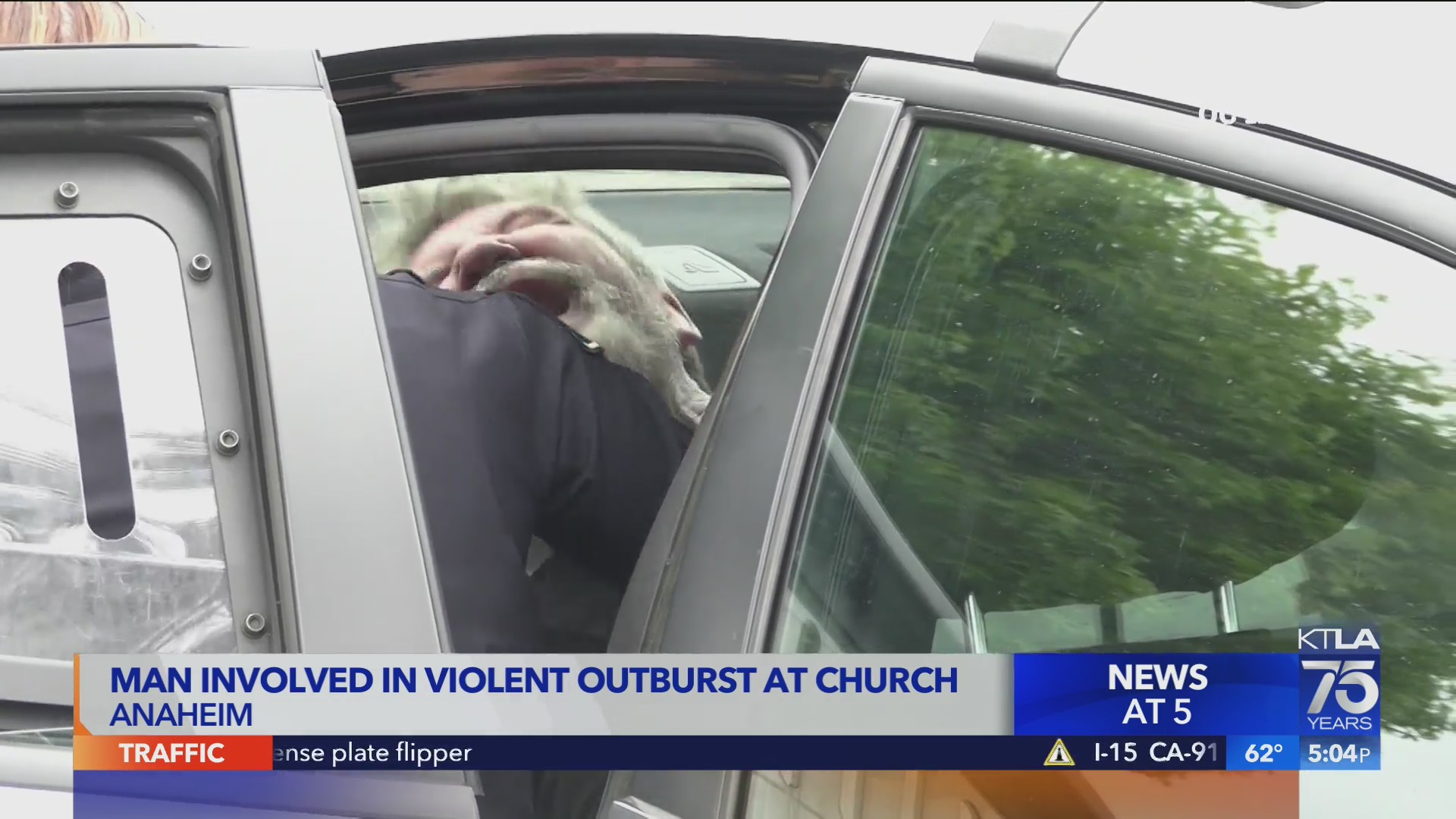 Man arrested after altercation inside Anaheim church – KTLA
