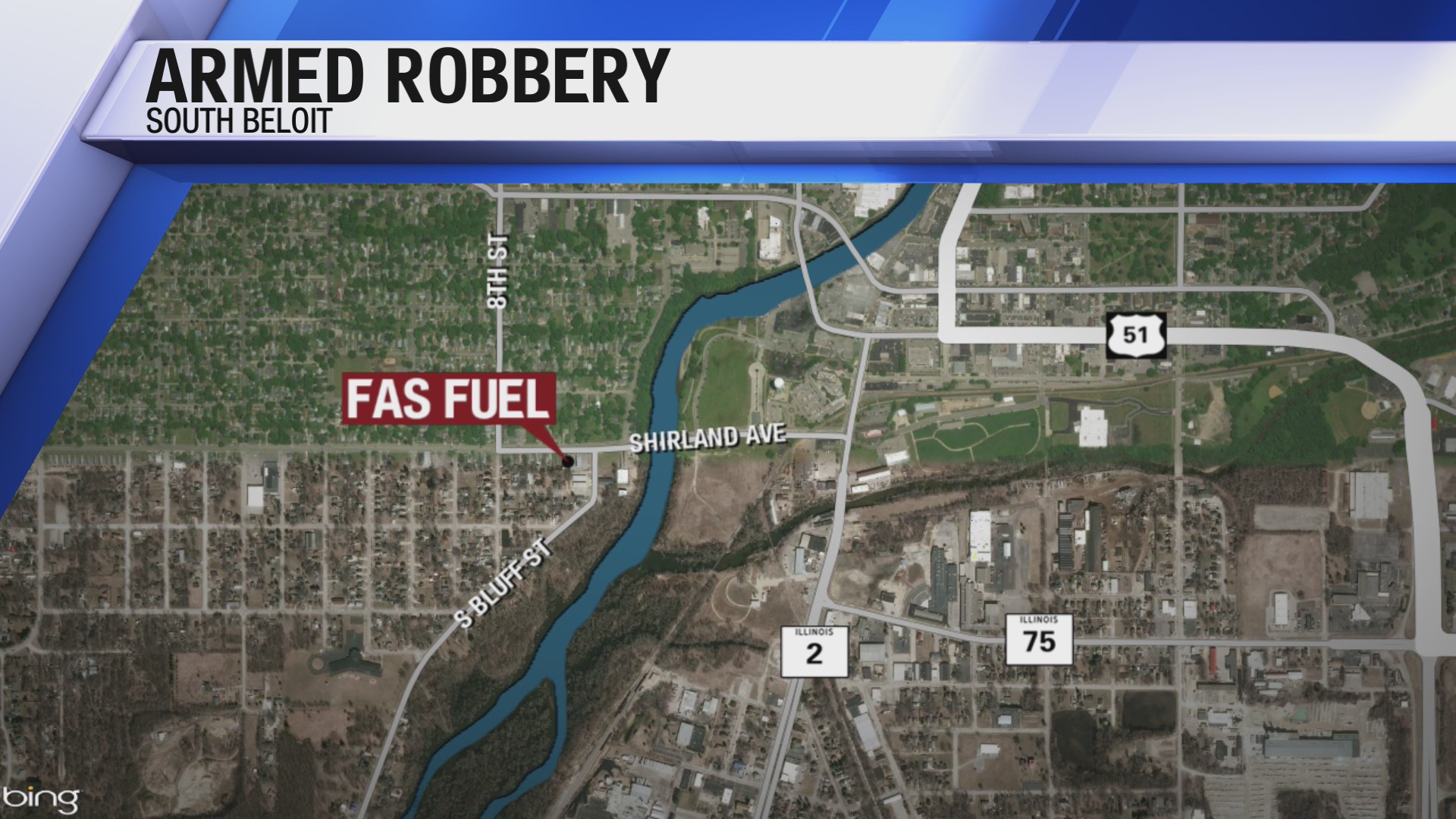 Police hunt for suspect in South Beloit gas station armed robbery