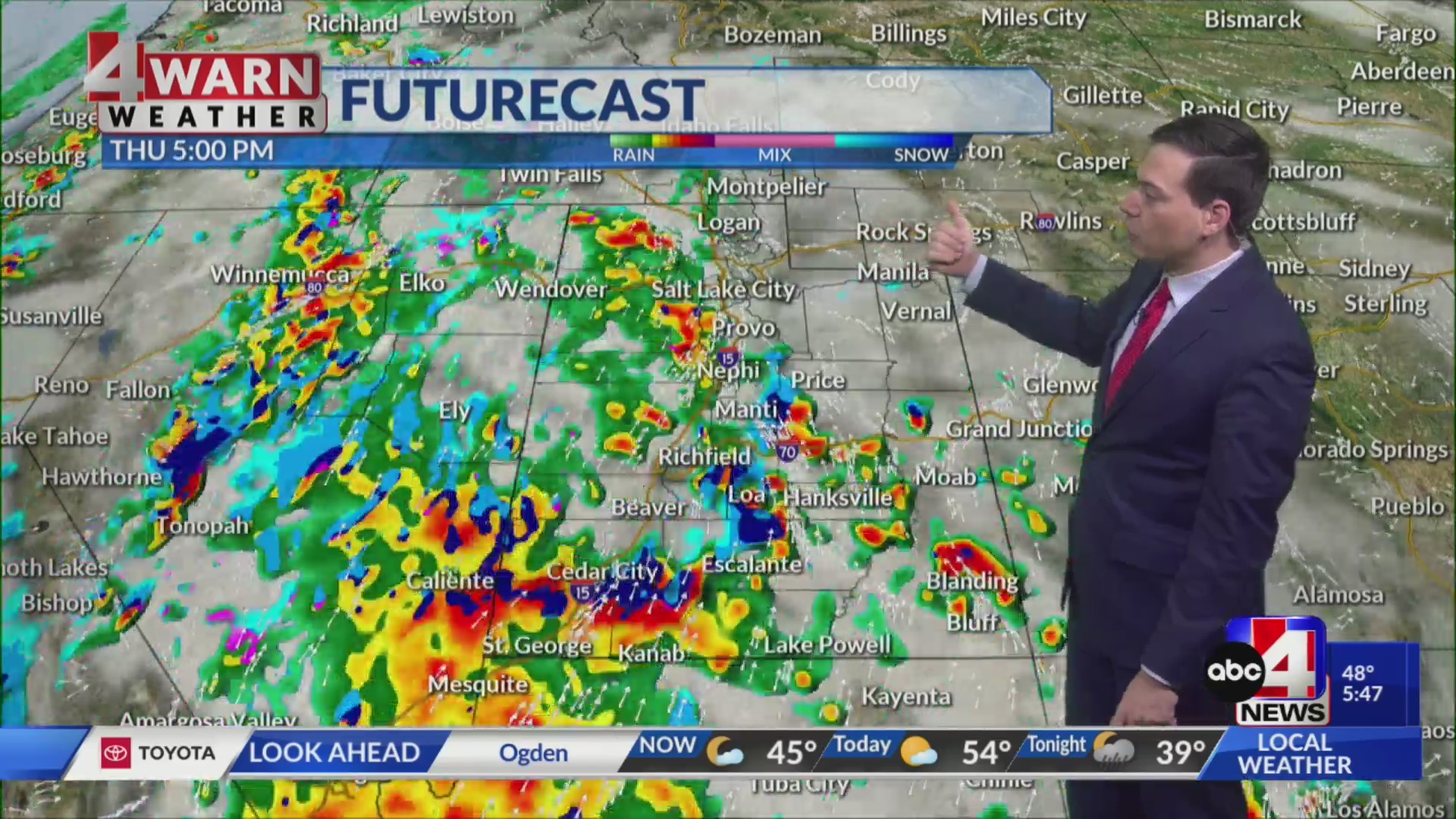 Incoming storm will bring valley rain and mountain snow – ABC4 Utah