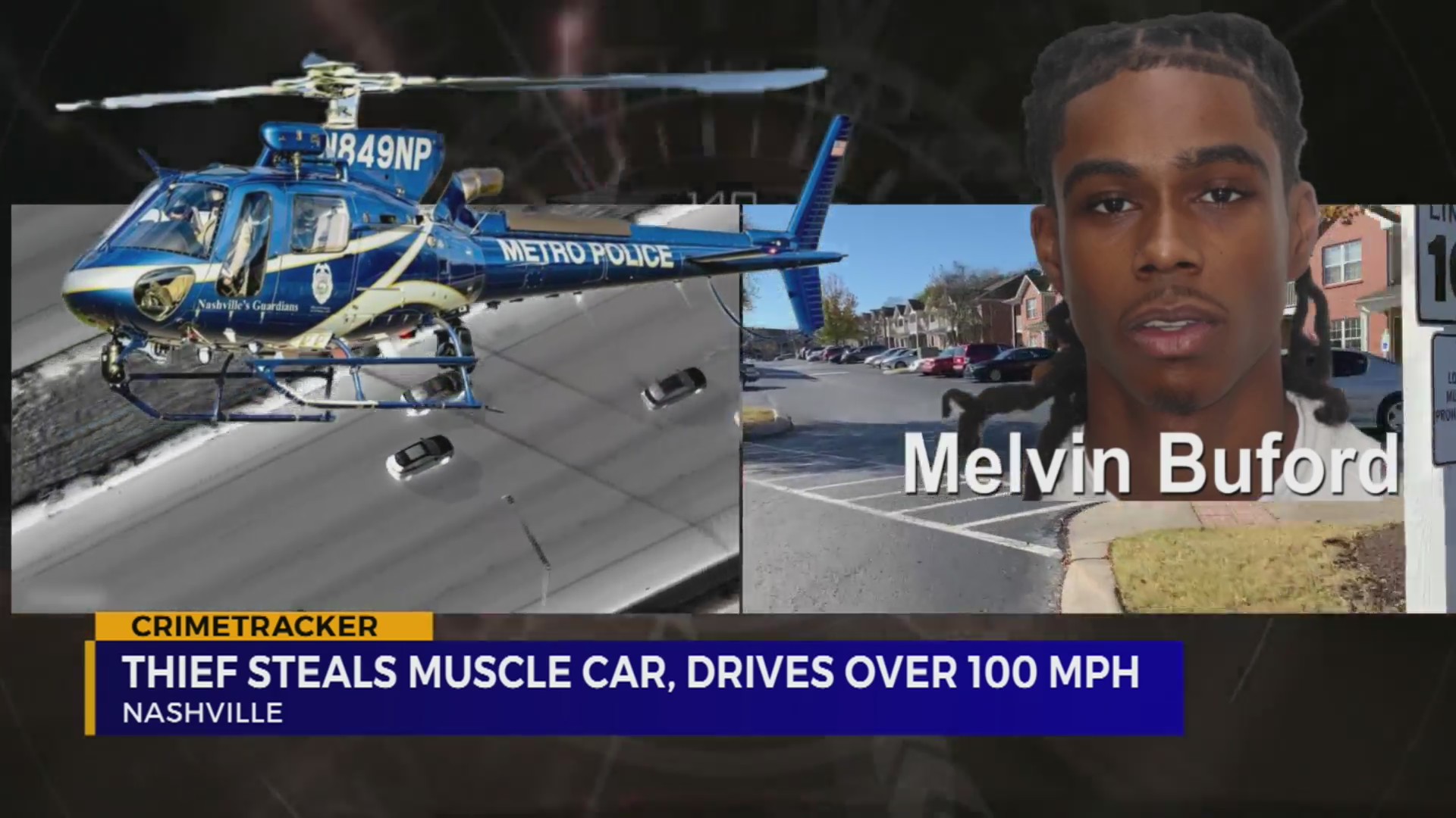 Man accused of stealing muscle car, driving over 100 mph in Nashville ...