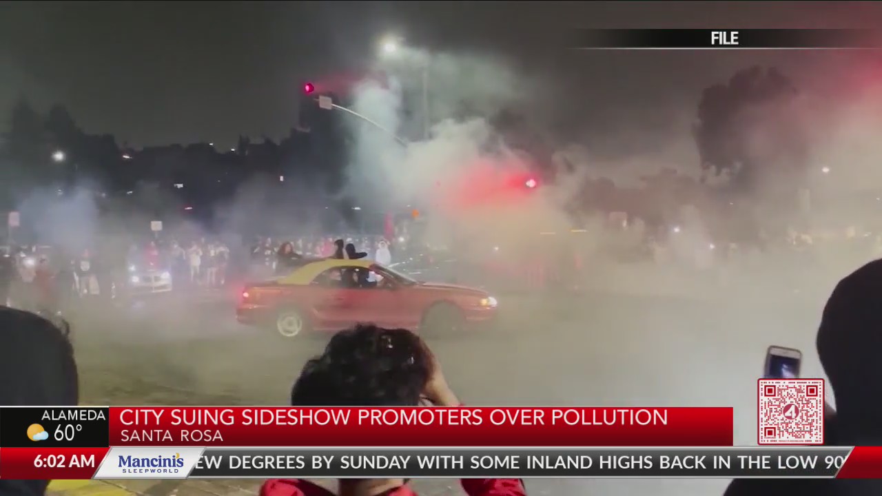 Sideshow promoters sued by city over pollution in Santa Rosa – KRON4