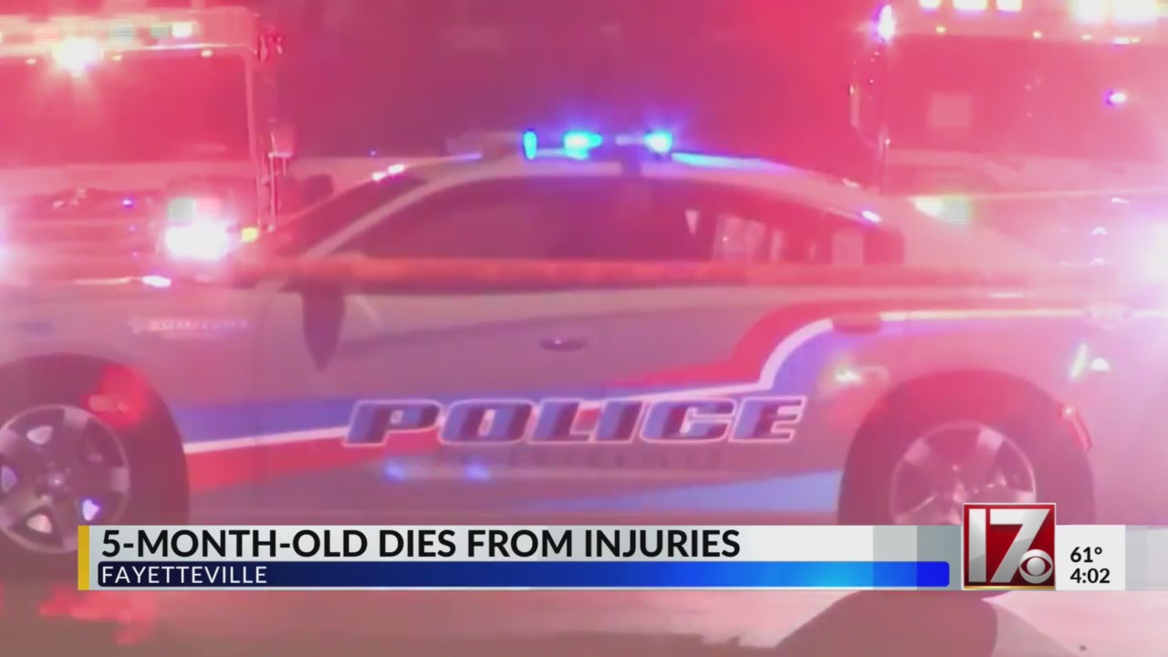 Fayetteville 5 month old dies from injuries after shooting – CBS17.com