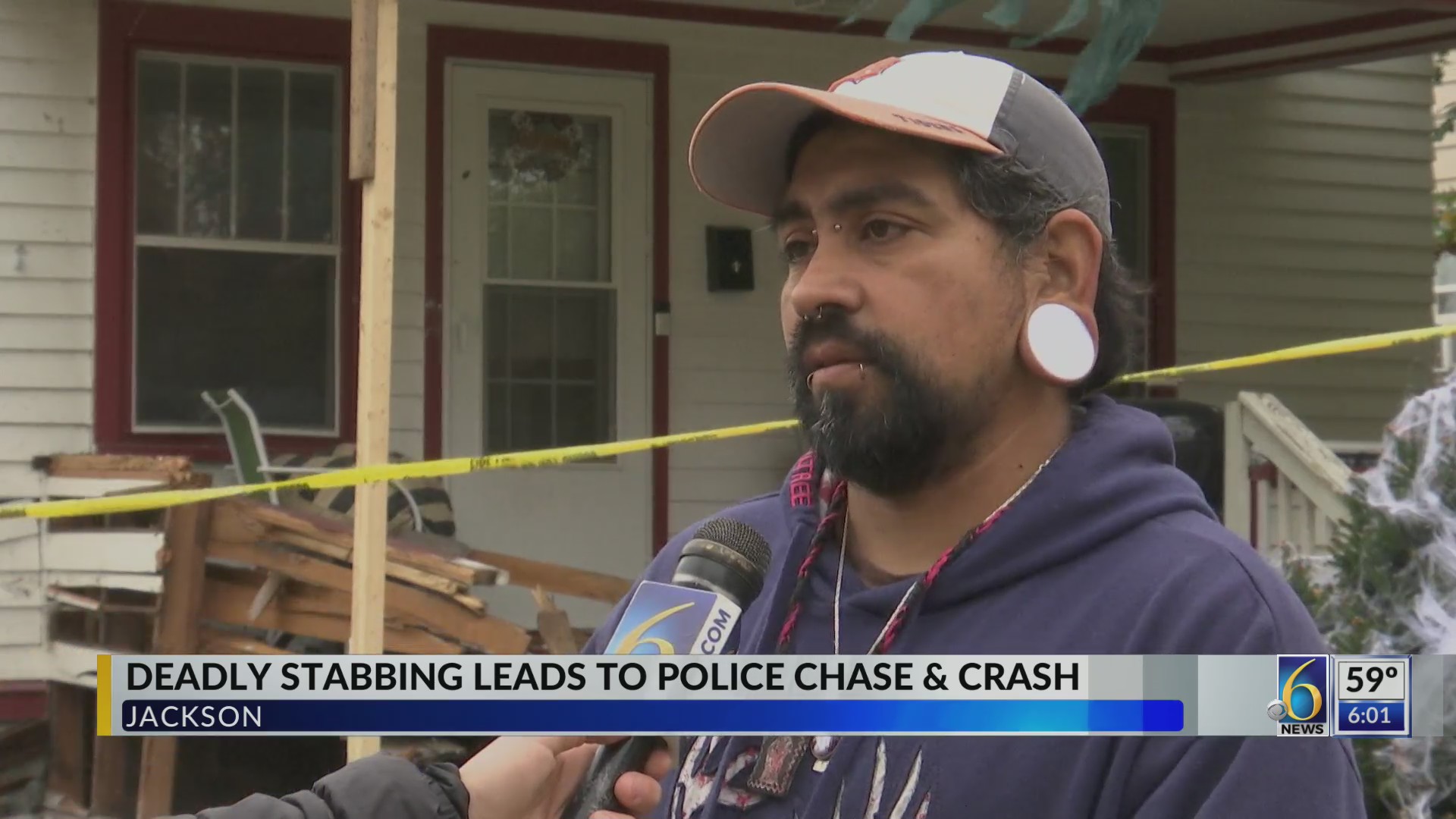 Deadly Stabbing Leads to Police Chase & Crash – WLNS 6 News