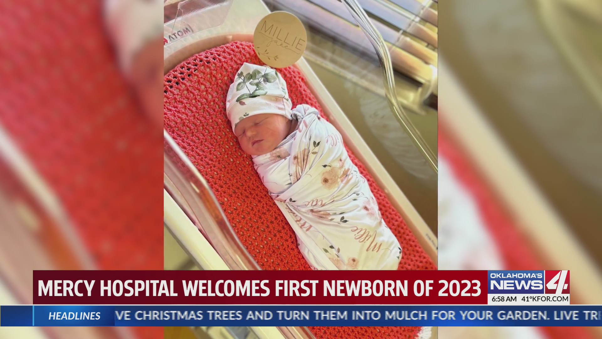 First baby born at Mercy Hospital in OKC in 2023 Oklahoma City