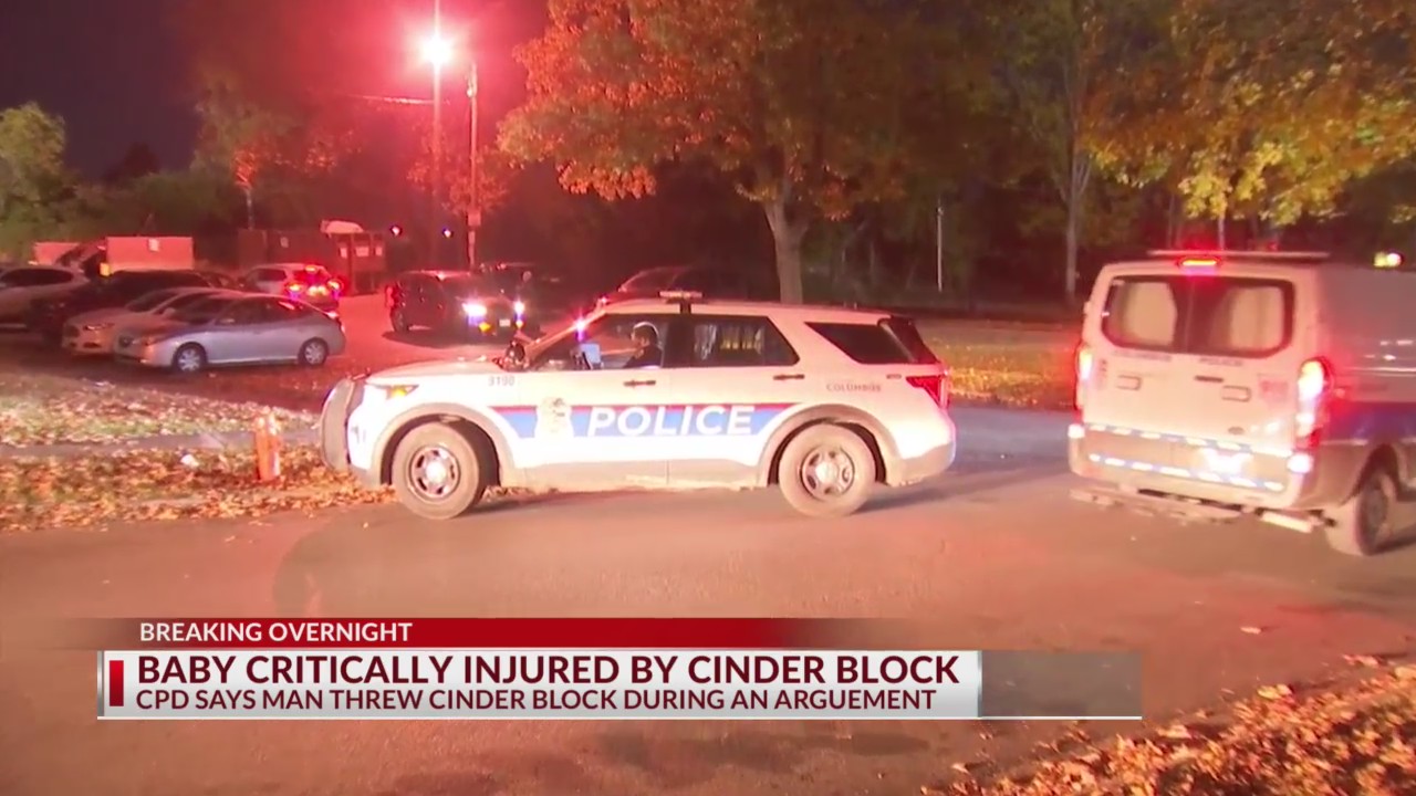 Baby critically injured by cinder block; man arrested – NBC4 WCMH-TV