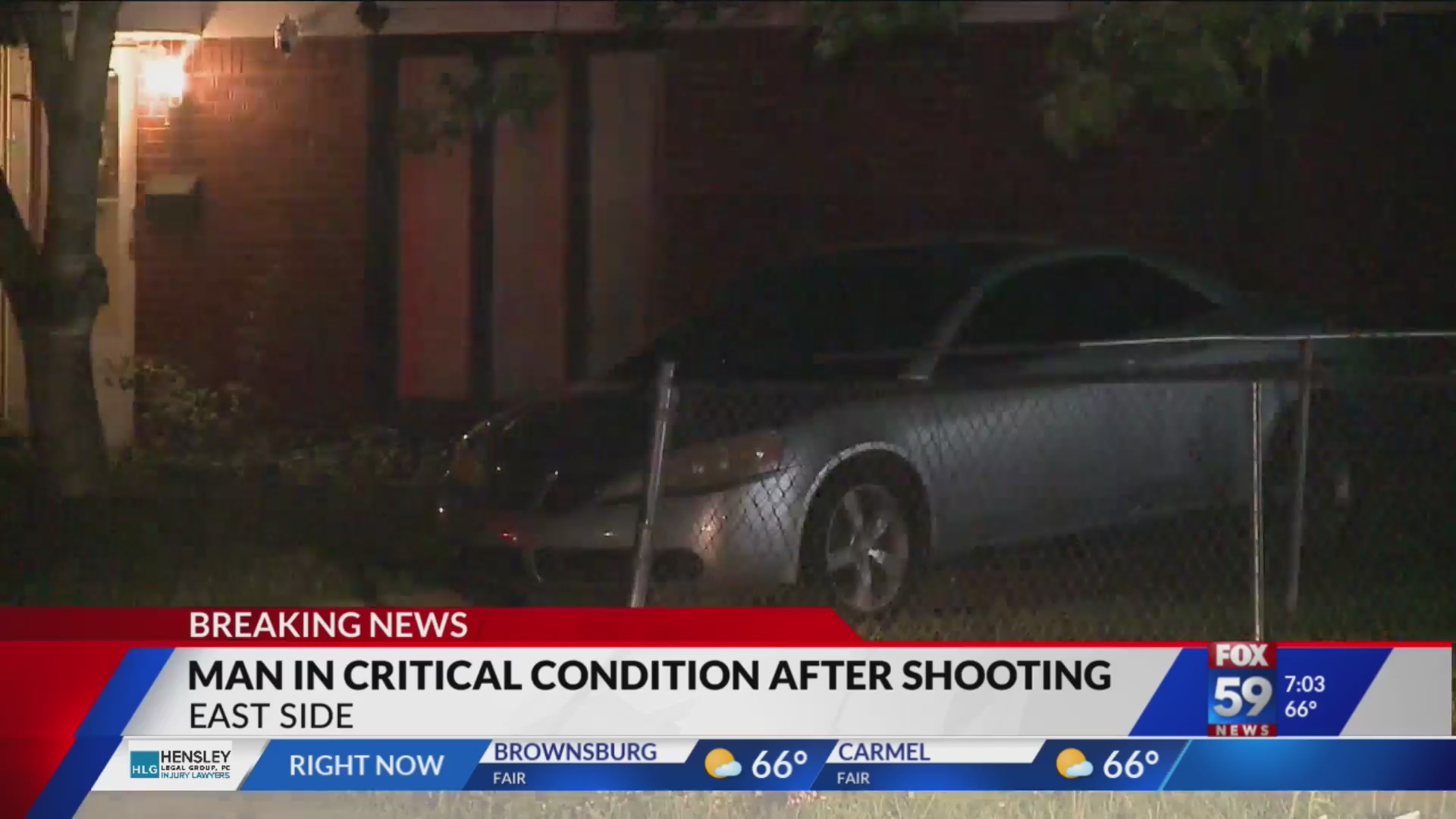 Man in critical condition after shooting – Fox 59